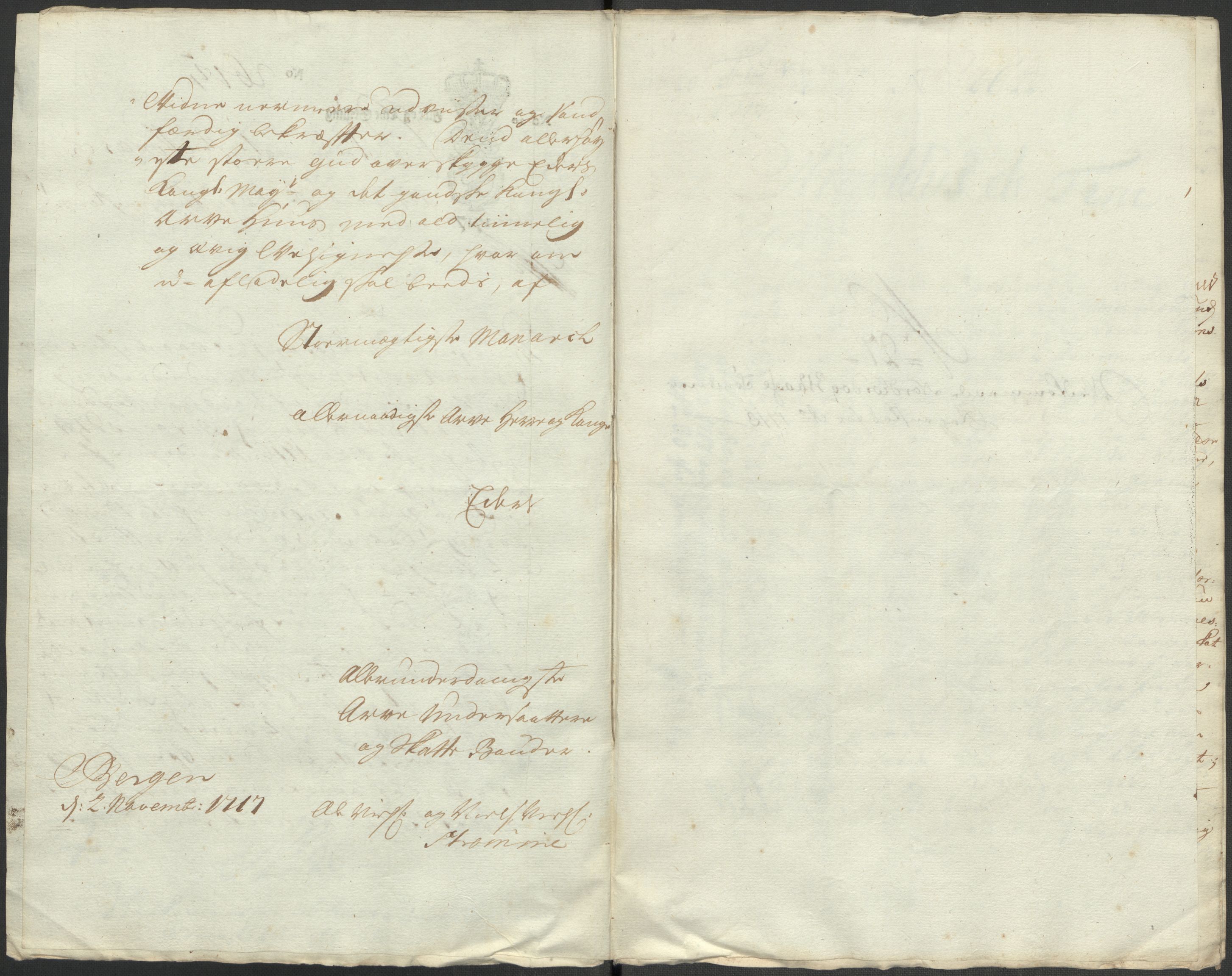 Rentekammeret inntil 1814, Reviderte regnskaper, Fogderegnskap, AV/RA-EA-4092/R51/L3202: Fogderegnskap Nordhordland og Voss, 1718, p. 140