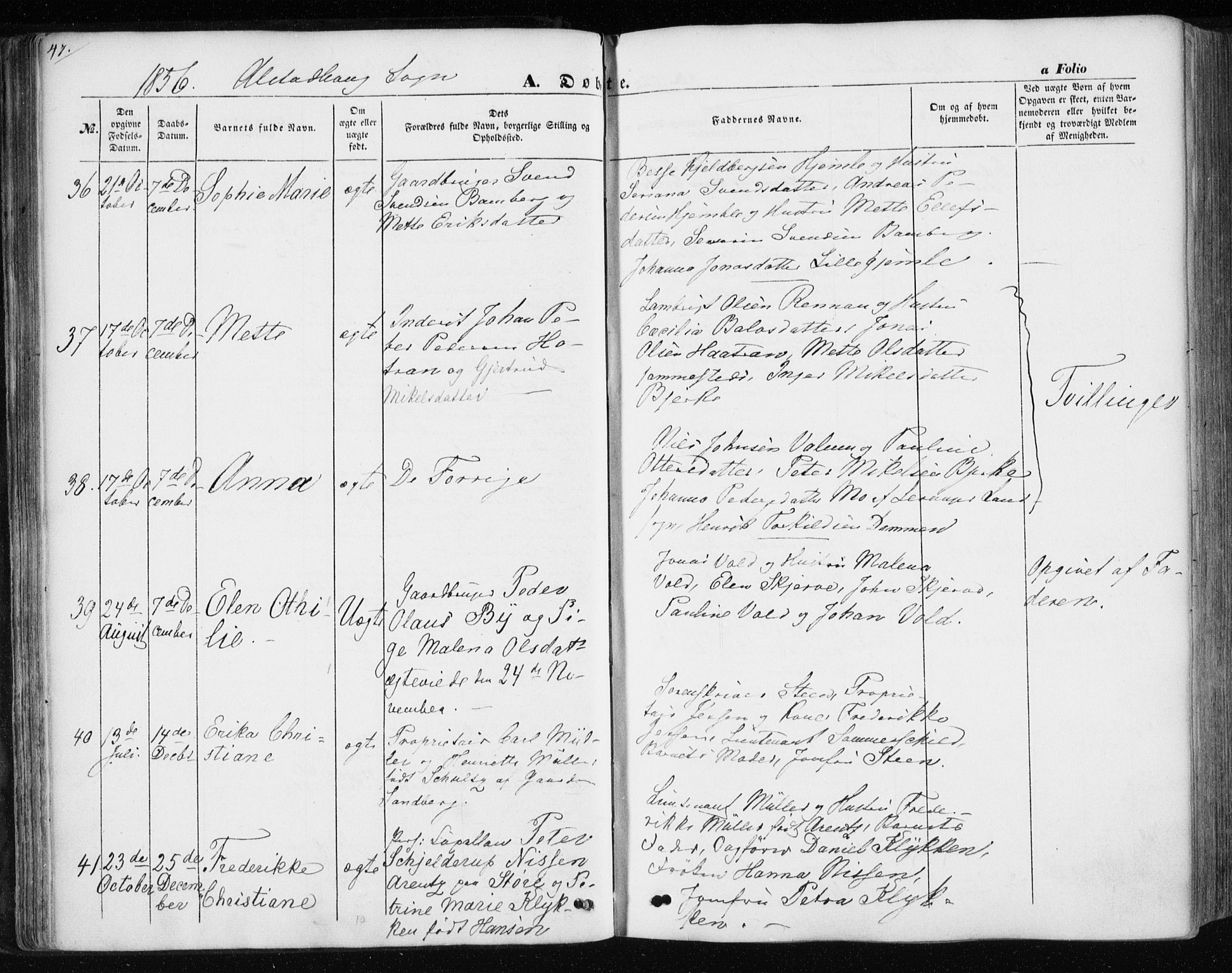 Ministerialprotokoller, klokkerbøker og fødselsregistre - Nord-Trøndelag, SAT/A-1458/717/L0154: Parish register (official) no. 717A07 /1, 1850-1862, p. 47