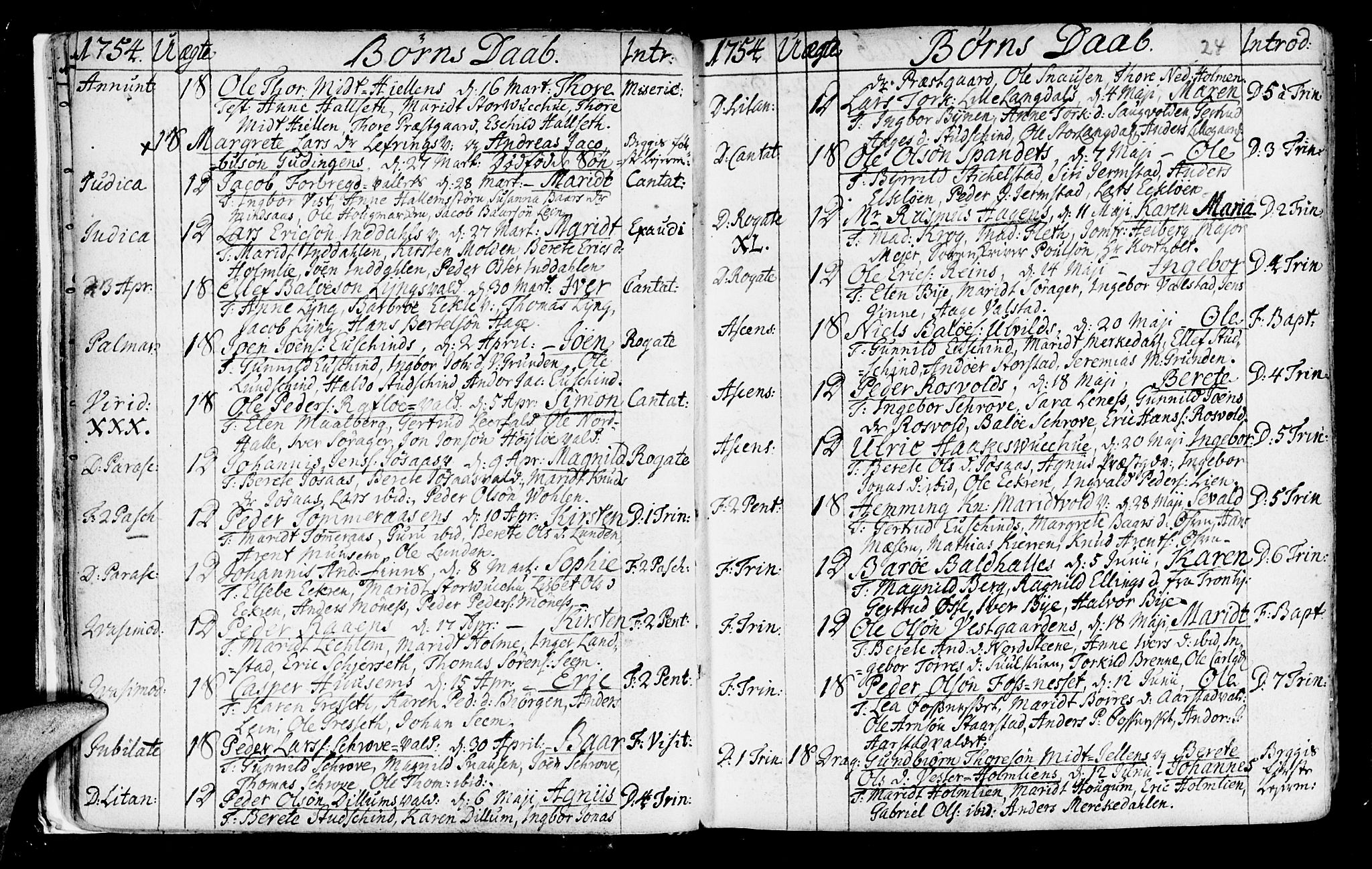 Ministerialprotokoller, klokkerbøker og fødselsregistre - Nord-Trøndelag, SAT/A-1458/723/L0231: Parish register (official) no. 723A02, 1748-1780, p. 24