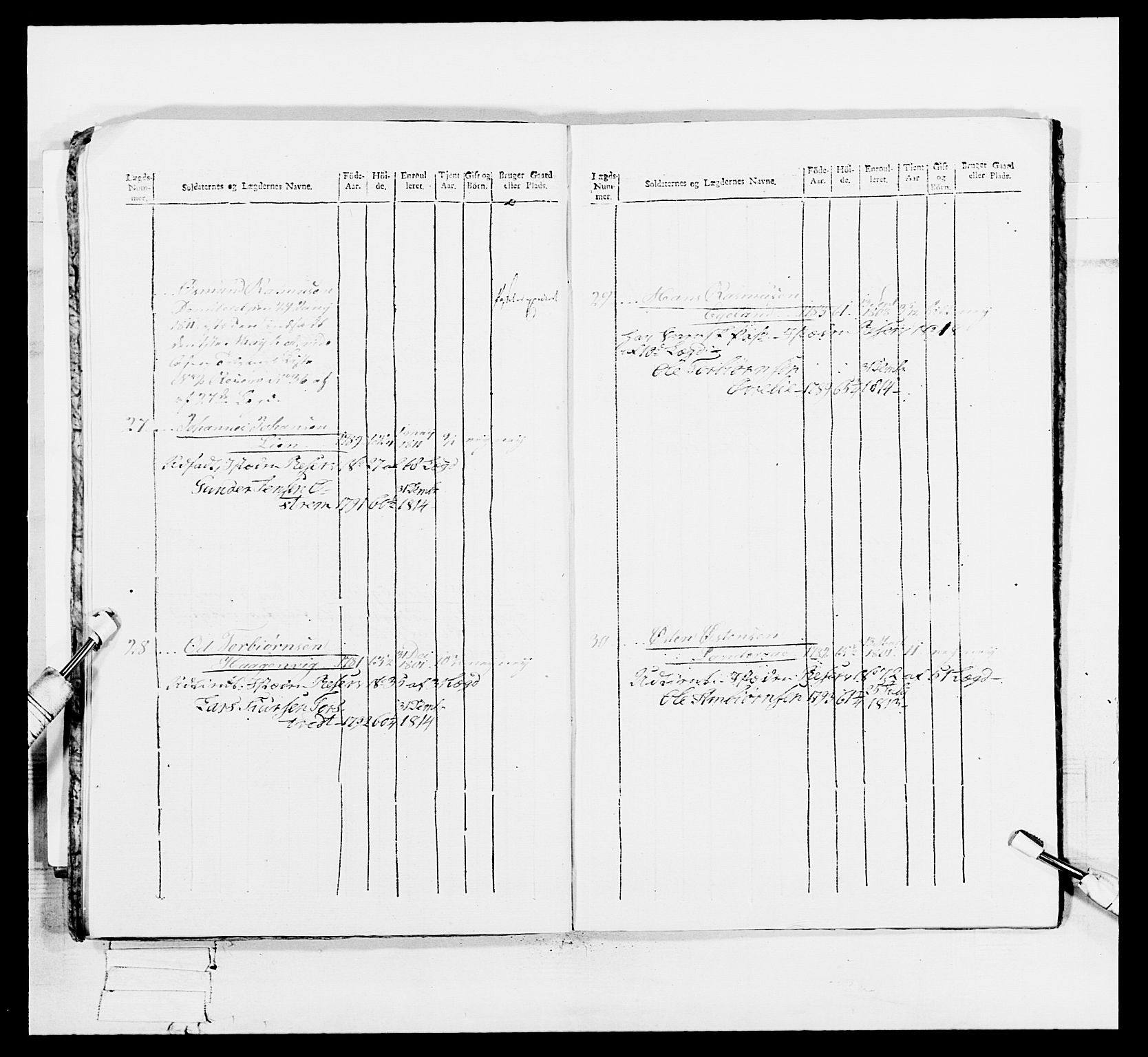 Generalitets- og kommissariatskollegiet, Det kongelige norske kommissariatskollegium, AV/RA-EA-5420/E/Eh/L0113: Vesterlenske nasjonale infanteriregiment, 1812, p. 549