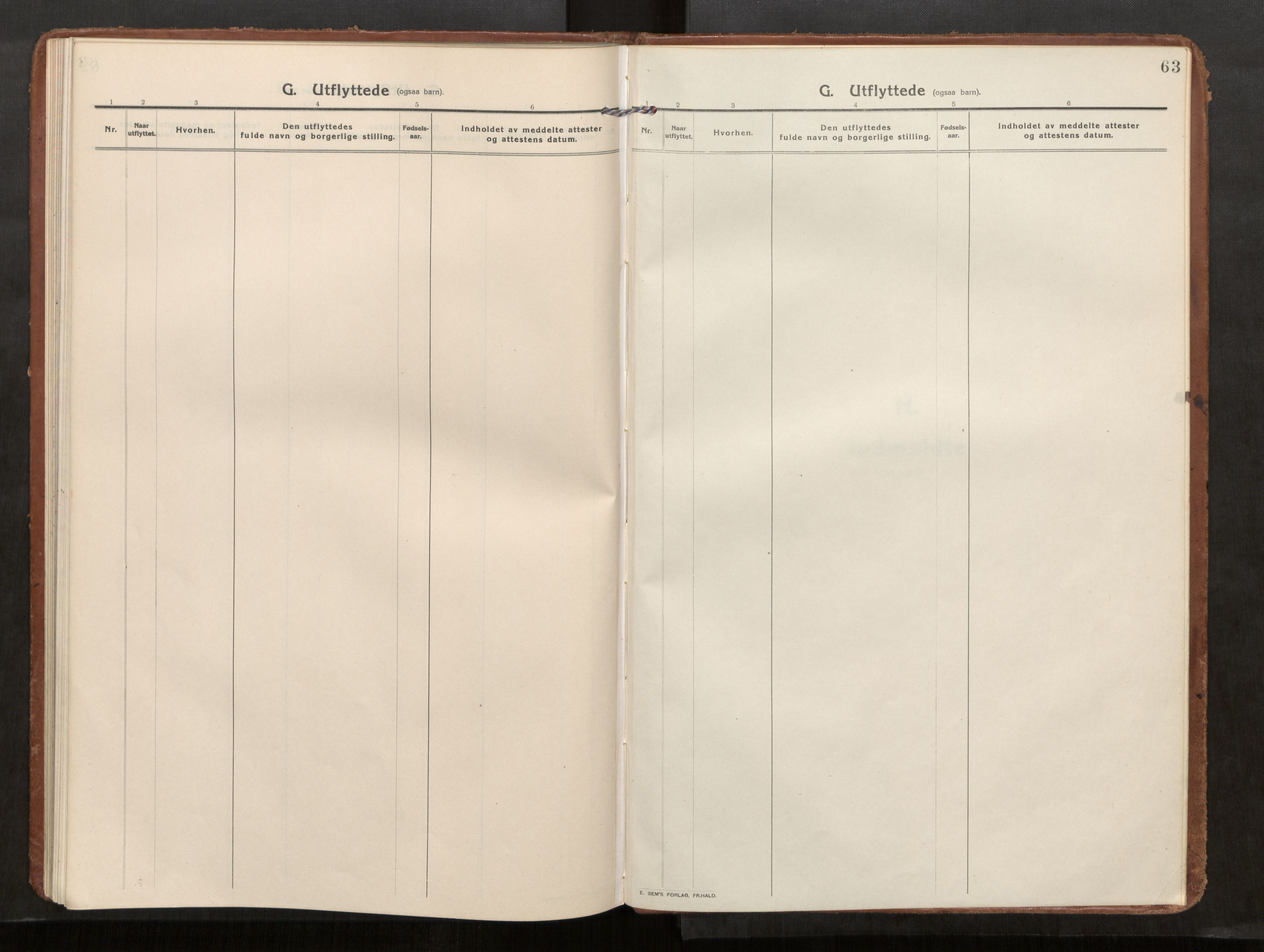 Kolvereid sokneprestkontor, SAT/A-1171/H/Ha/Haa/L0002: Parish register (official) no. 2, 1914-1926, p. 62