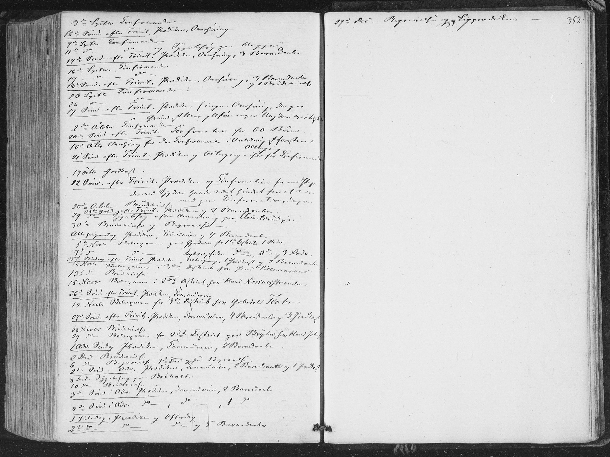 Røyken kirkebøker, AV/SAKO-A-241/F/Fa/L0005: Parish register (official) no. 5, 1833-1856, p. 352