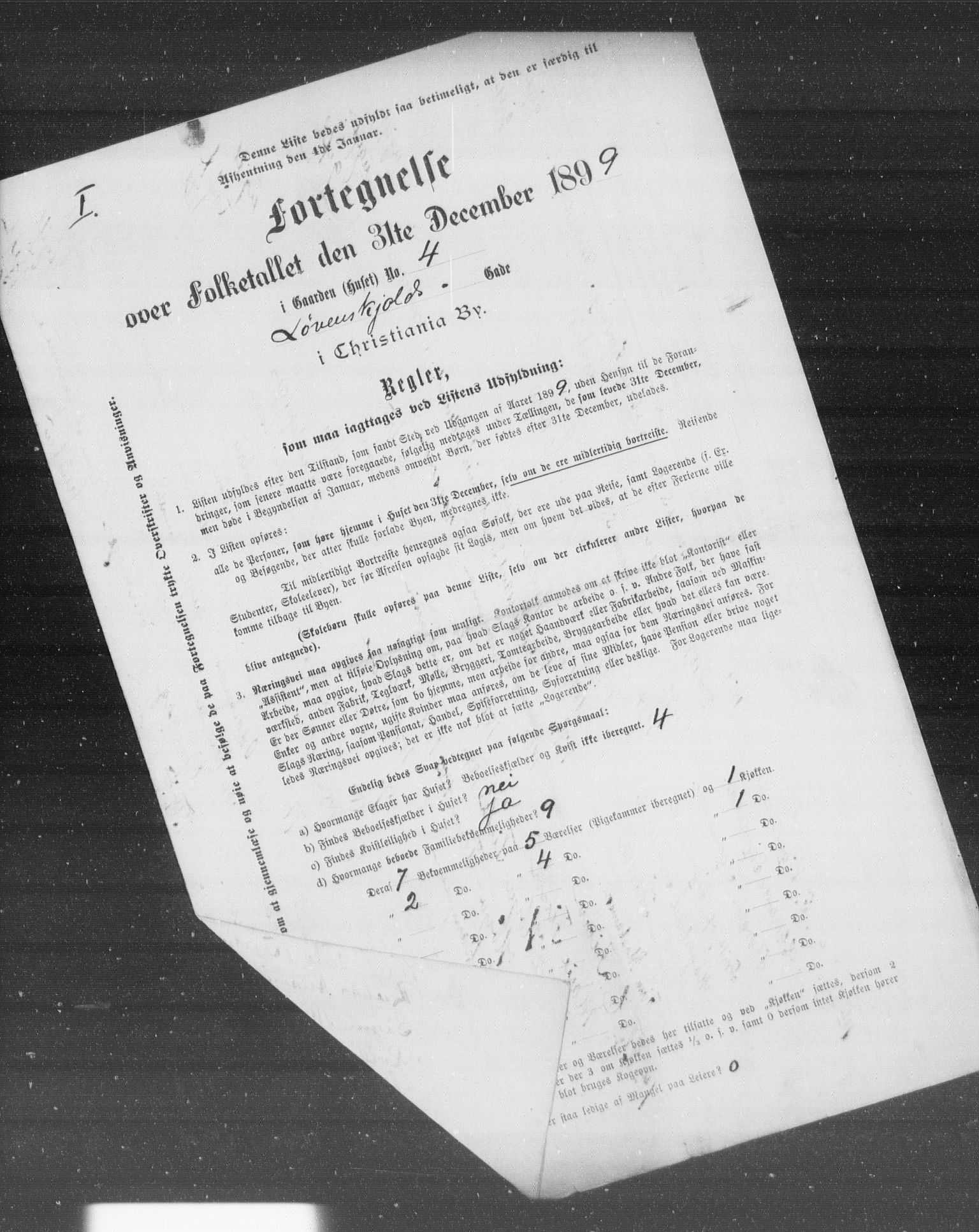 OBA, Municipal Census 1899 for Kristiania, 1899, p. 7755