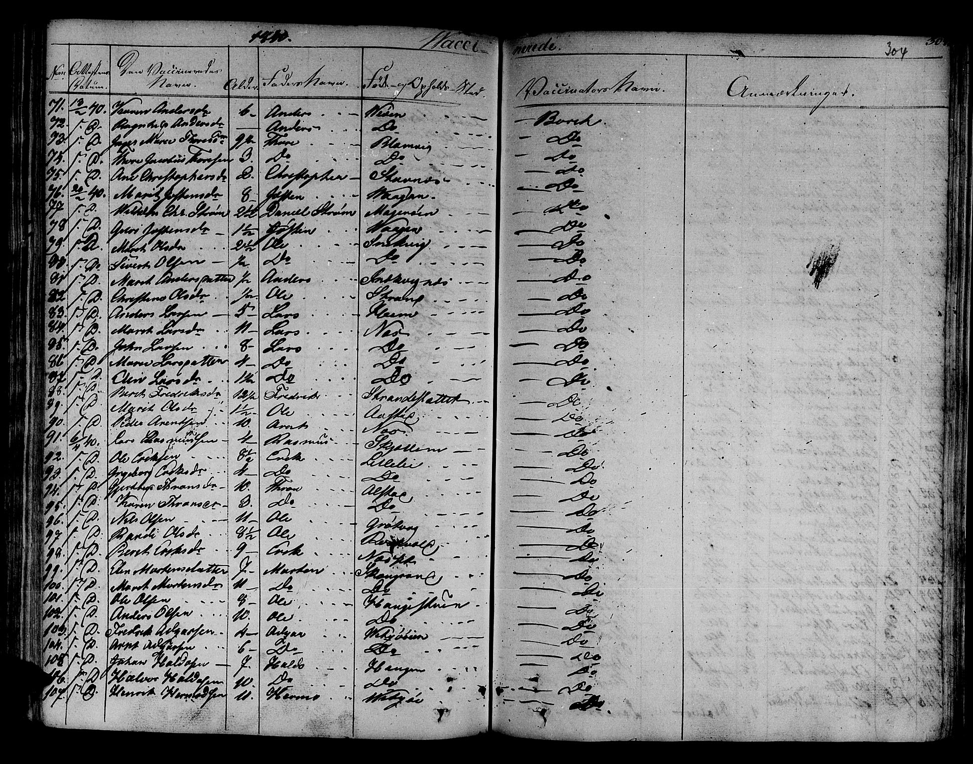 Ministerialprotokoller, klokkerbøker og fødselsregistre - Sør-Trøndelag, AV/SAT-A-1456/630/L0492: Parish register (official) no. 630A05, 1830-1840, p. 304