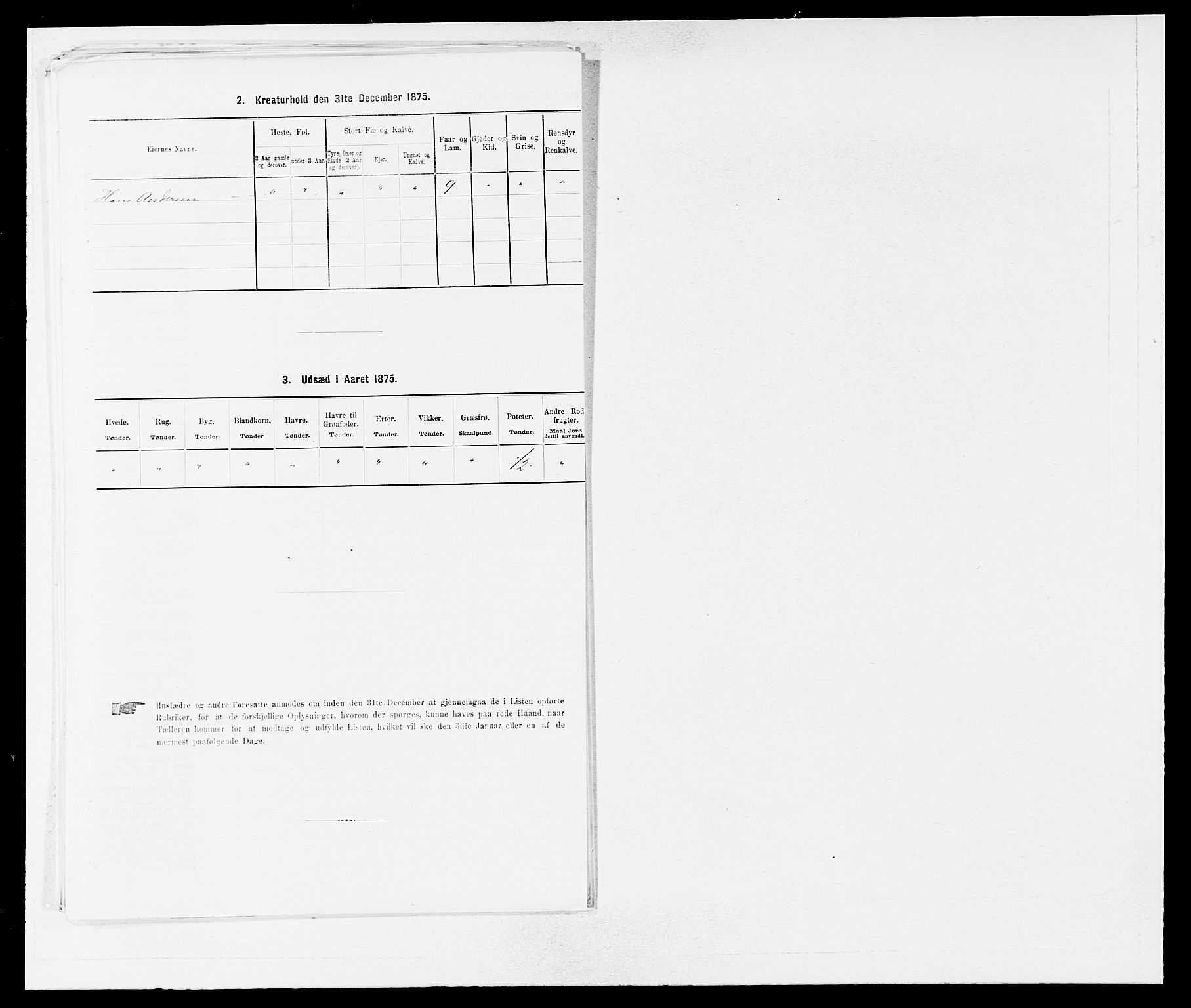 SAB, 1875 census for 1246P Fjell, 1875, p. 423