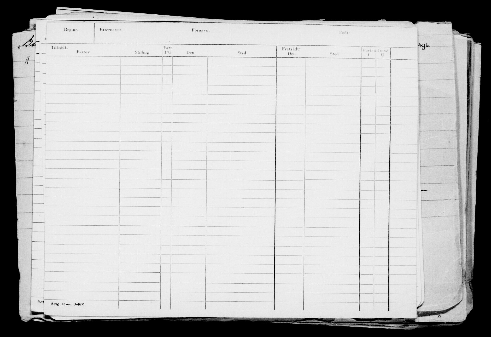 Direktoratet for sjømenn, AV/RA-S-3545/G/Gb/L0115: Hovedkort, 1913, p. 262