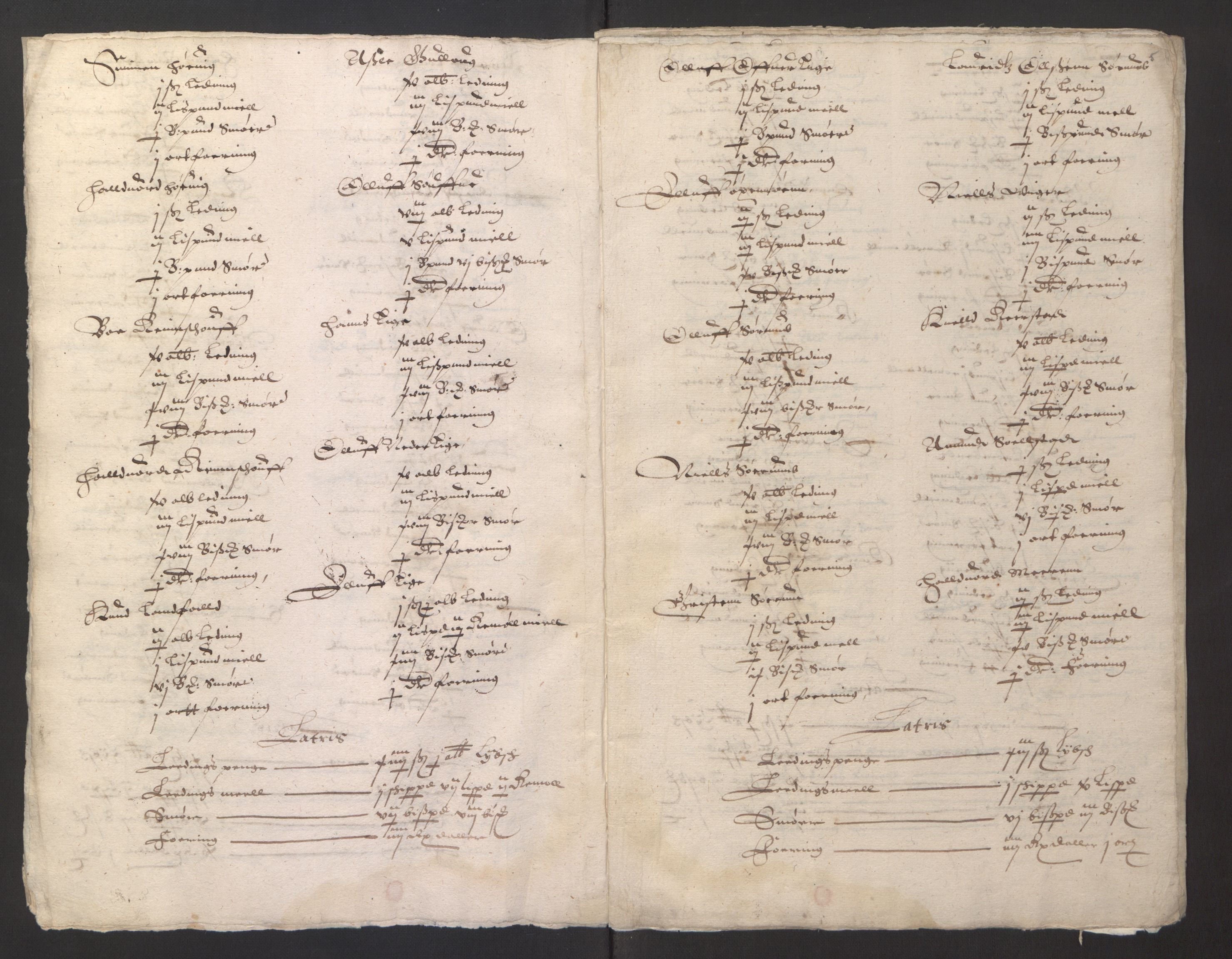 Stattholderembetet 1572-1771, AV/RA-EA-2870/Ek/L0001/0002: Jordebøker før 1624 og til utligning av garnisonsskatt 1624-1626: / Jordebøker for Akershus len, 1624-1625, p. 257