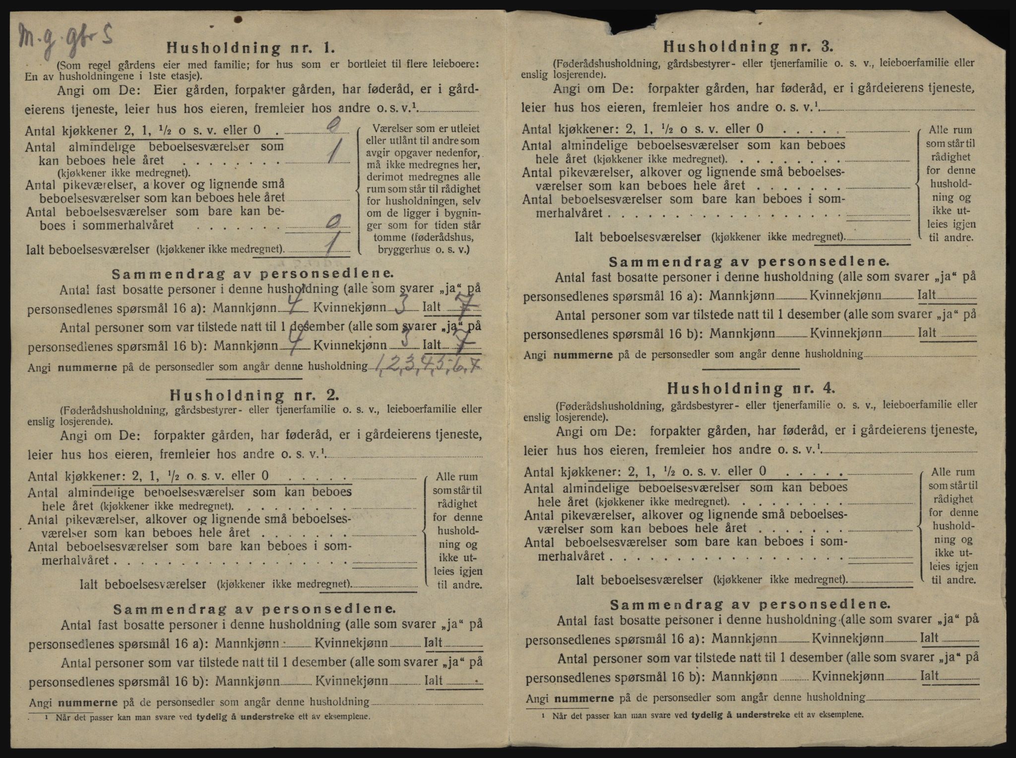 SATØ, 1920 census for Bardu, 1920, p. 624