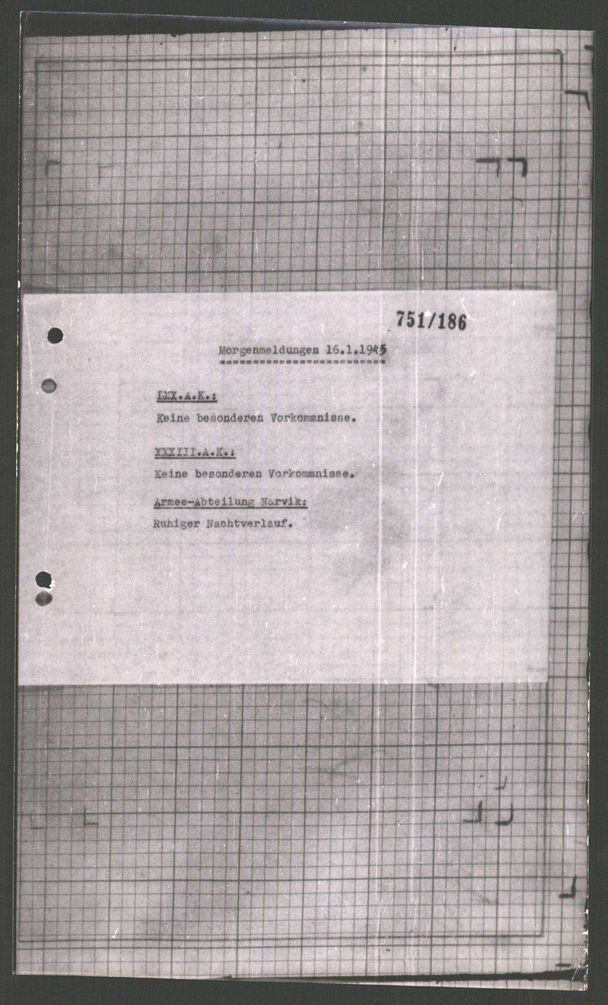 Forsvarets Overkommando. 2 kontor. Arkiv 11.4. Spredte tyske arkivsaker, AV/RA-RAFA-7031/D/Dar/Dara/L0002: Krigsdagbøker for 20. Gebirgs-Armee-Oberkommando (AOK 20), 1945, p. 80