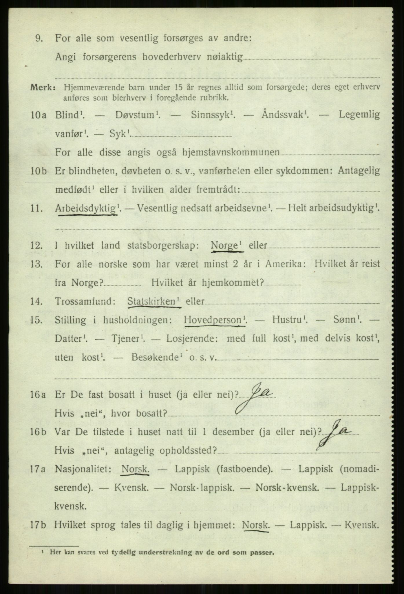 SATØ, 1920 census for Målselv, 1920, p. 7004