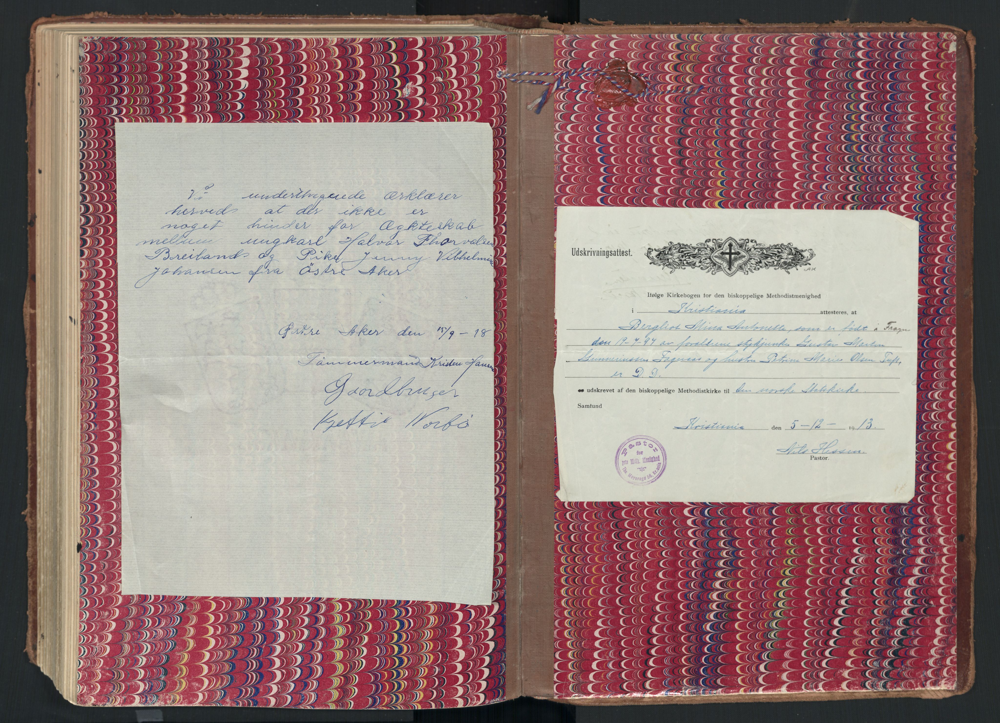 Drøbak prestekontor Kirkebøker, SAO/A-10142a/F/Fc/L0003: Parish register (official) no. III 3, 1901-1920