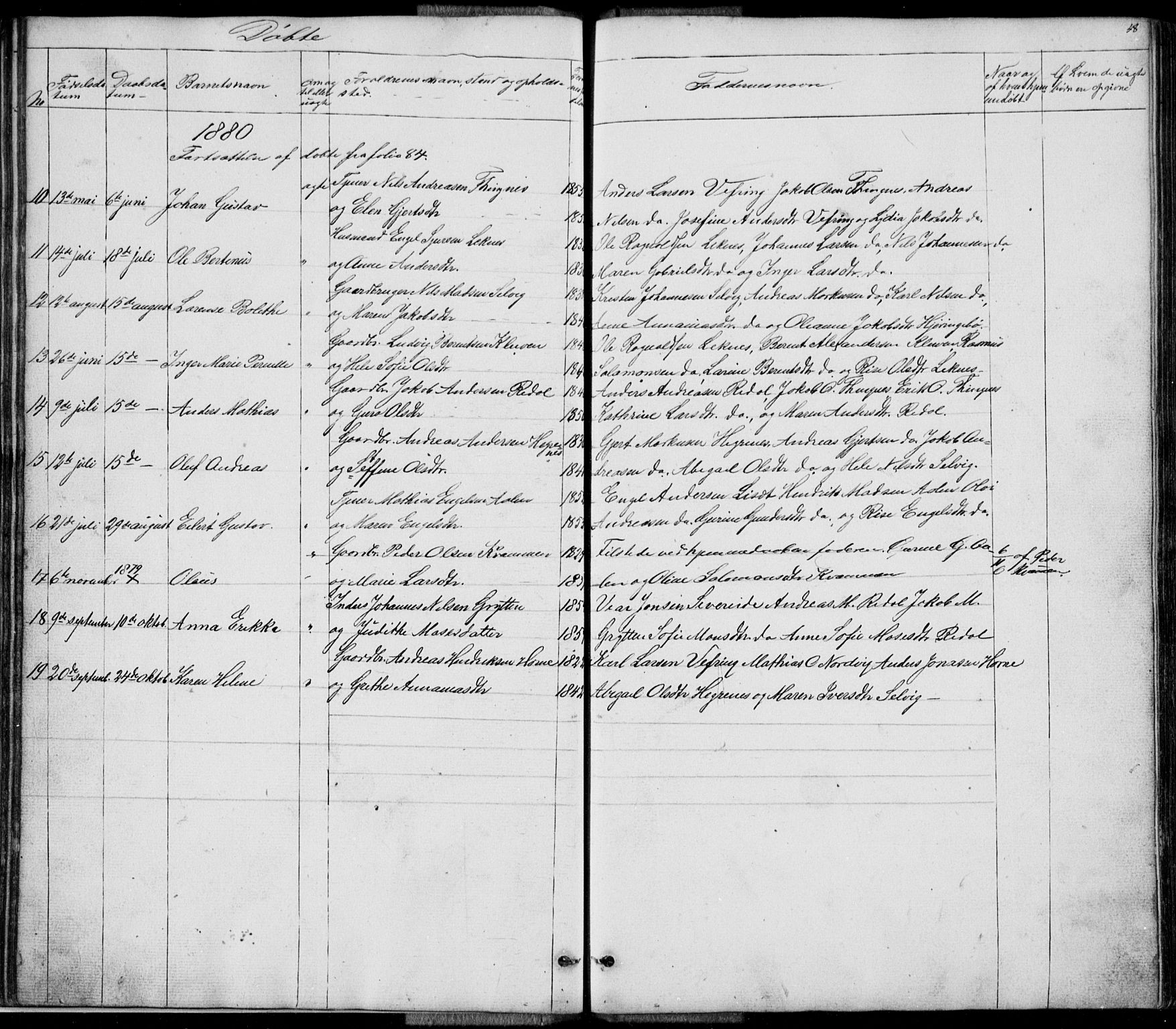 Førde sokneprestembete, SAB/A-79901/H/Hab: Parish register (copy) no. E 0, 1853-1880, p. 48
