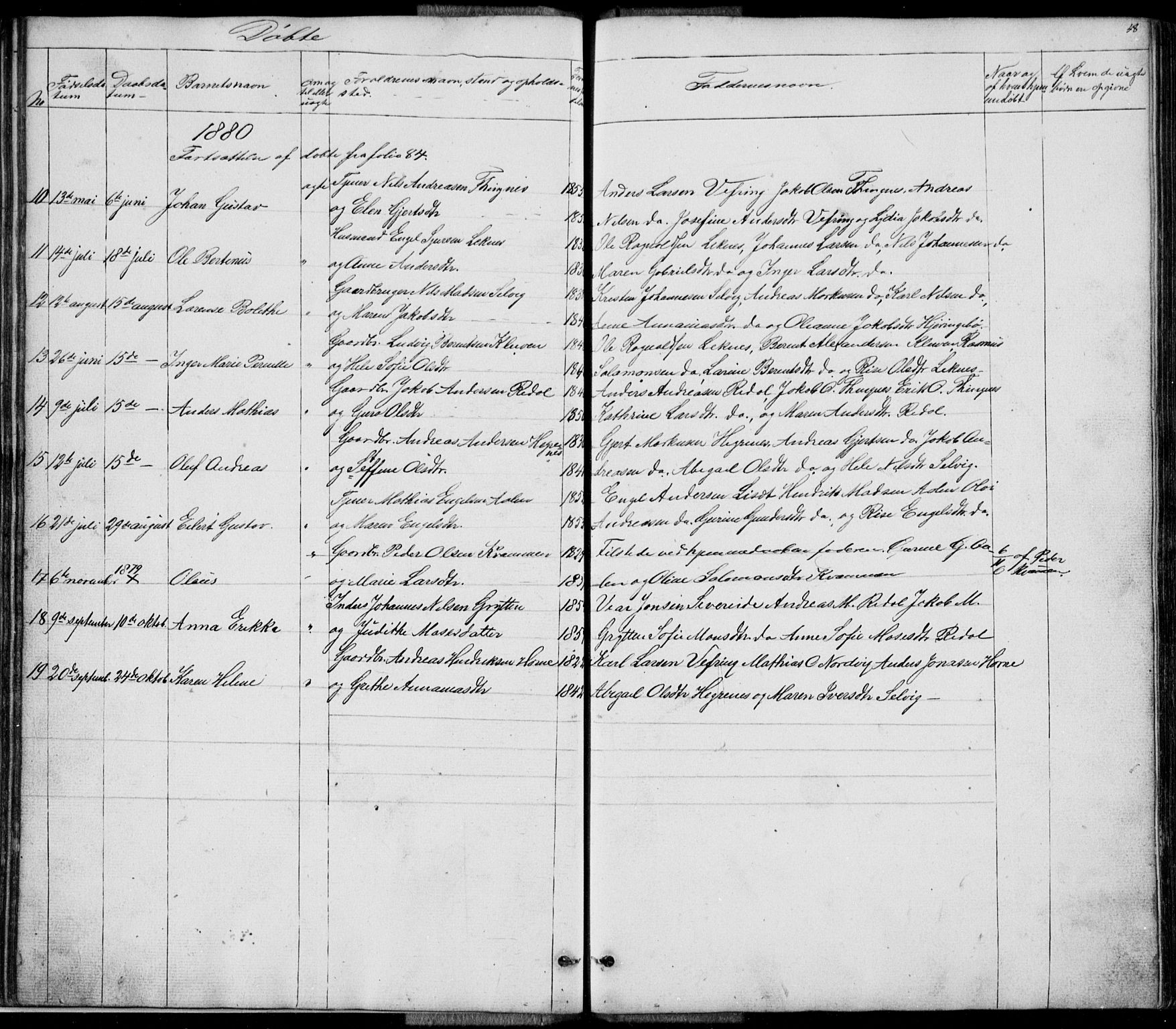 Førde sokneprestembete, AV/SAB-A-79901/H/Hab: Parish register (copy) no. E 0, 1853-1880, p. 48