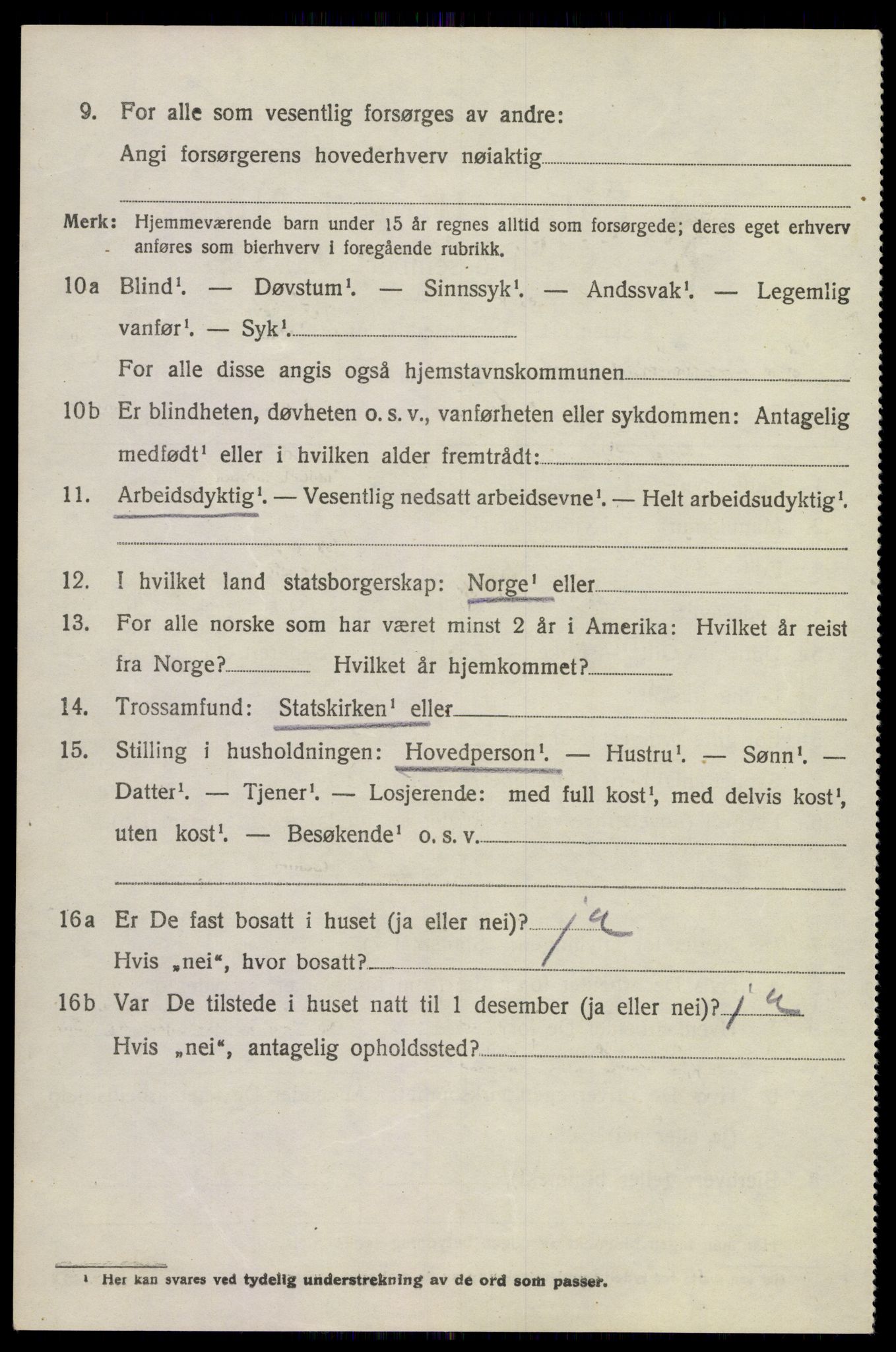 SAKO, 1920 census for Brunlanes, 1920, p. 6092