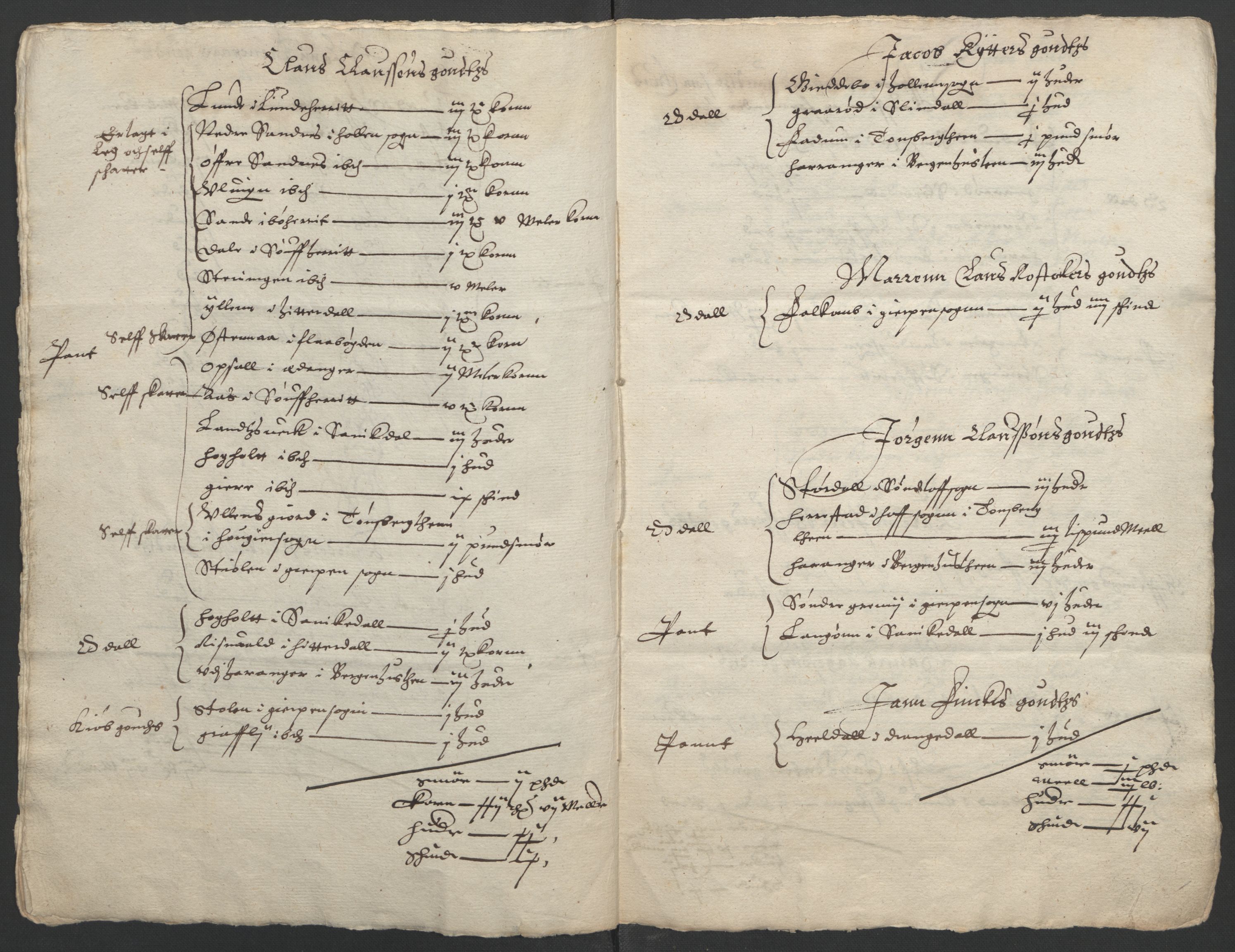 Stattholderembetet 1572-1771, AV/RA-EA-2870/Ek/L0009/0002: Jordebøker til utlikning av rosstjeneste 1624-1626: / Odelsjordebøker for Bratsberg len, 1624, p. 110