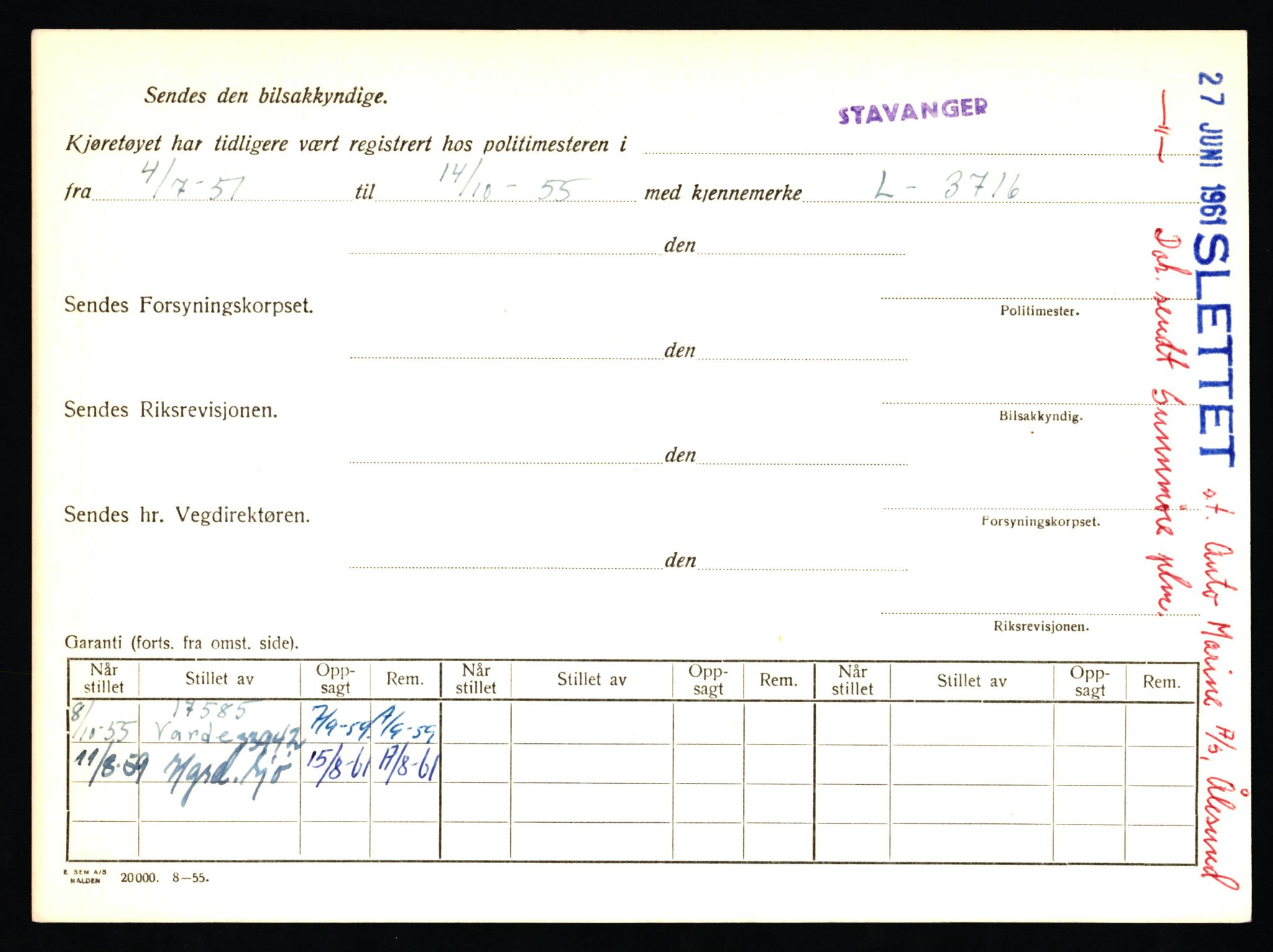 Stavanger trafikkstasjon, AV/SAST-A-101942/0/F/L0048: L-29100 - L-29899, 1930-1971, p. 1110