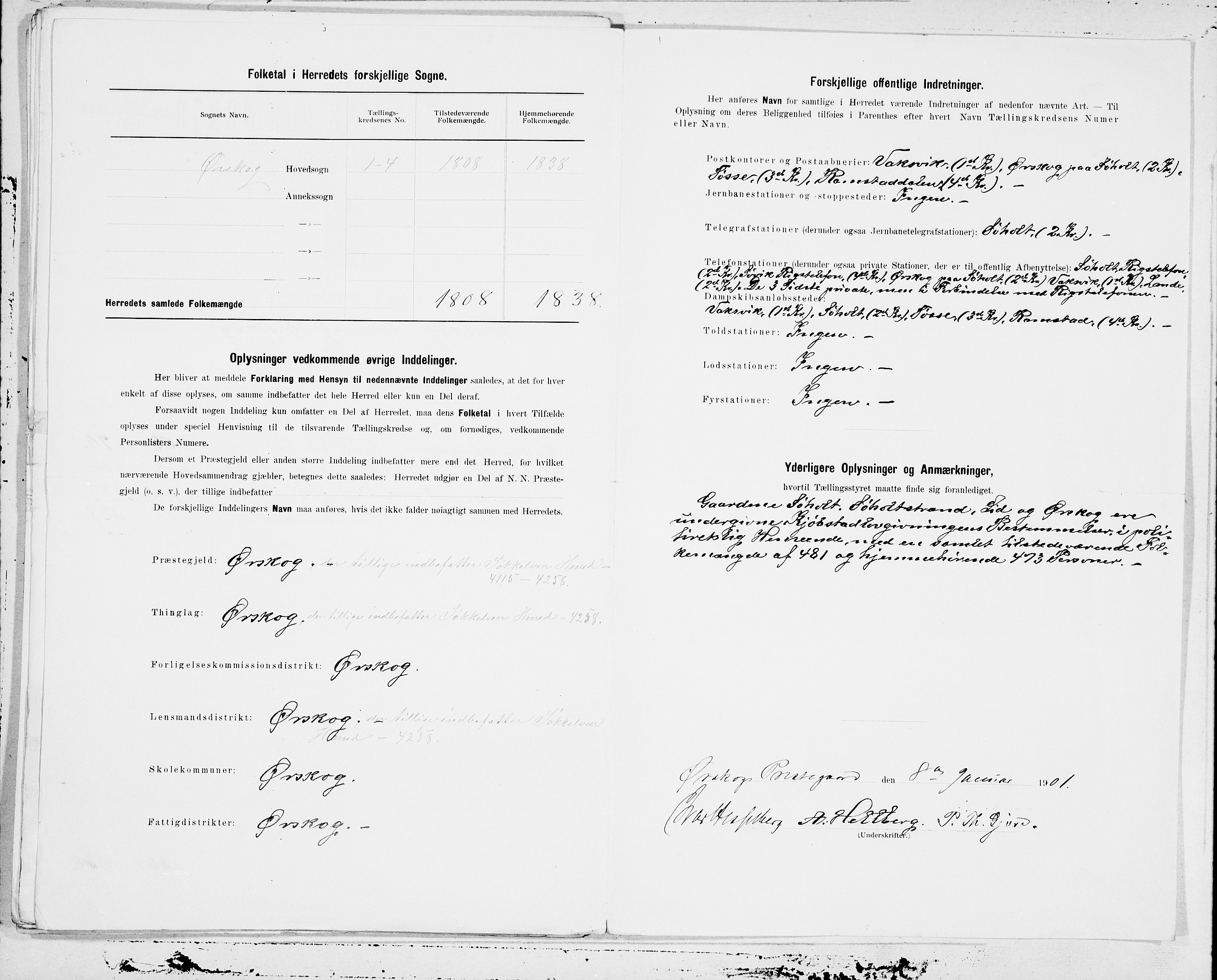 SAT, 1900 census for Ørskog, 1900, p. 13