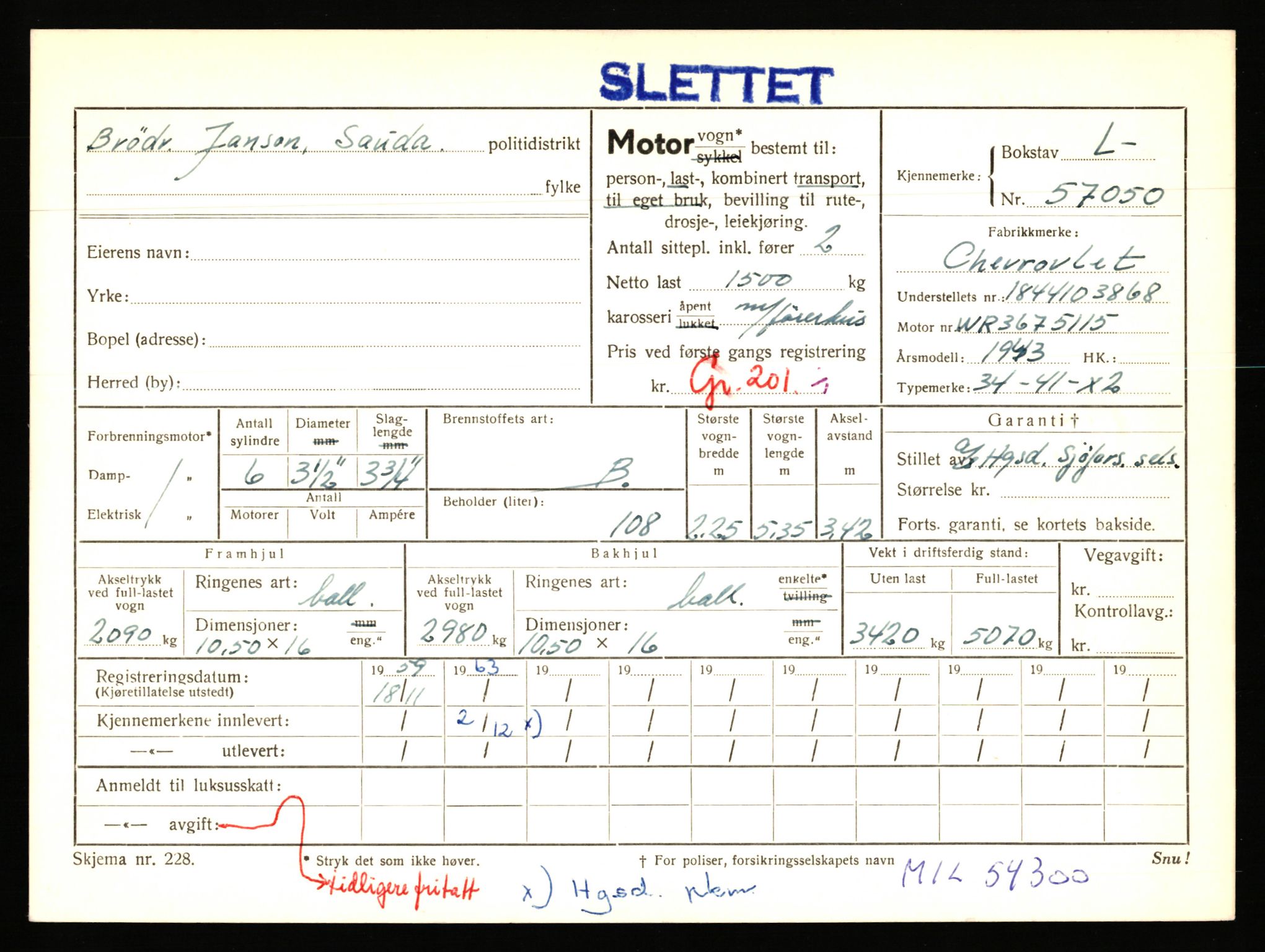 Stavanger trafikkstasjon, AV/SAST-A-101942/0/F/L0056: L-56500 - L-57199, 1930-1971, p. 1862