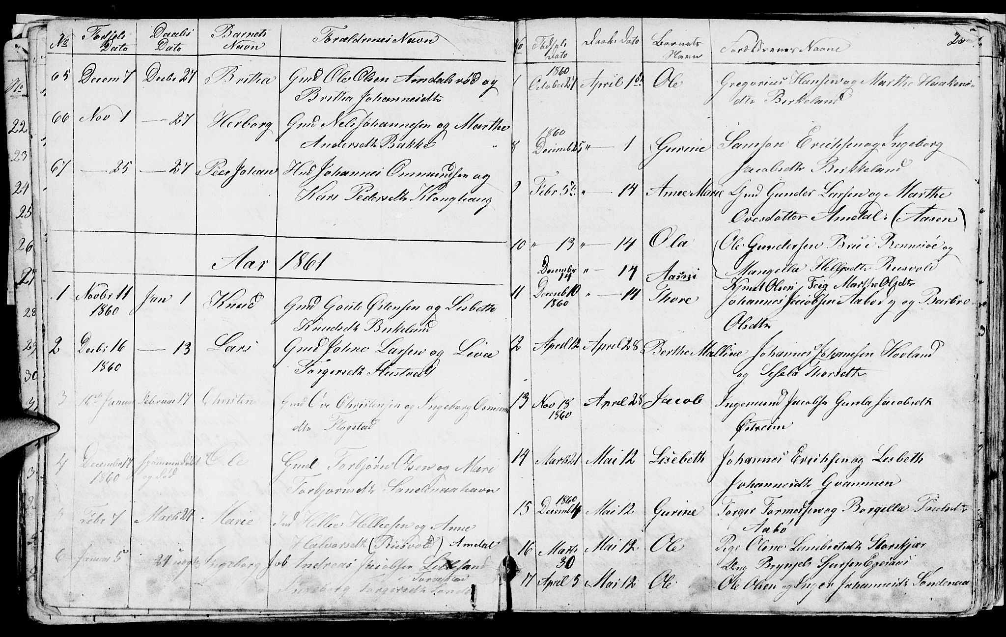 Sand sokneprestkontor, AV/SAST-A-101848/01/IV/L0001: Parish register (copy) no. B 1, 1848-1865, p. 23