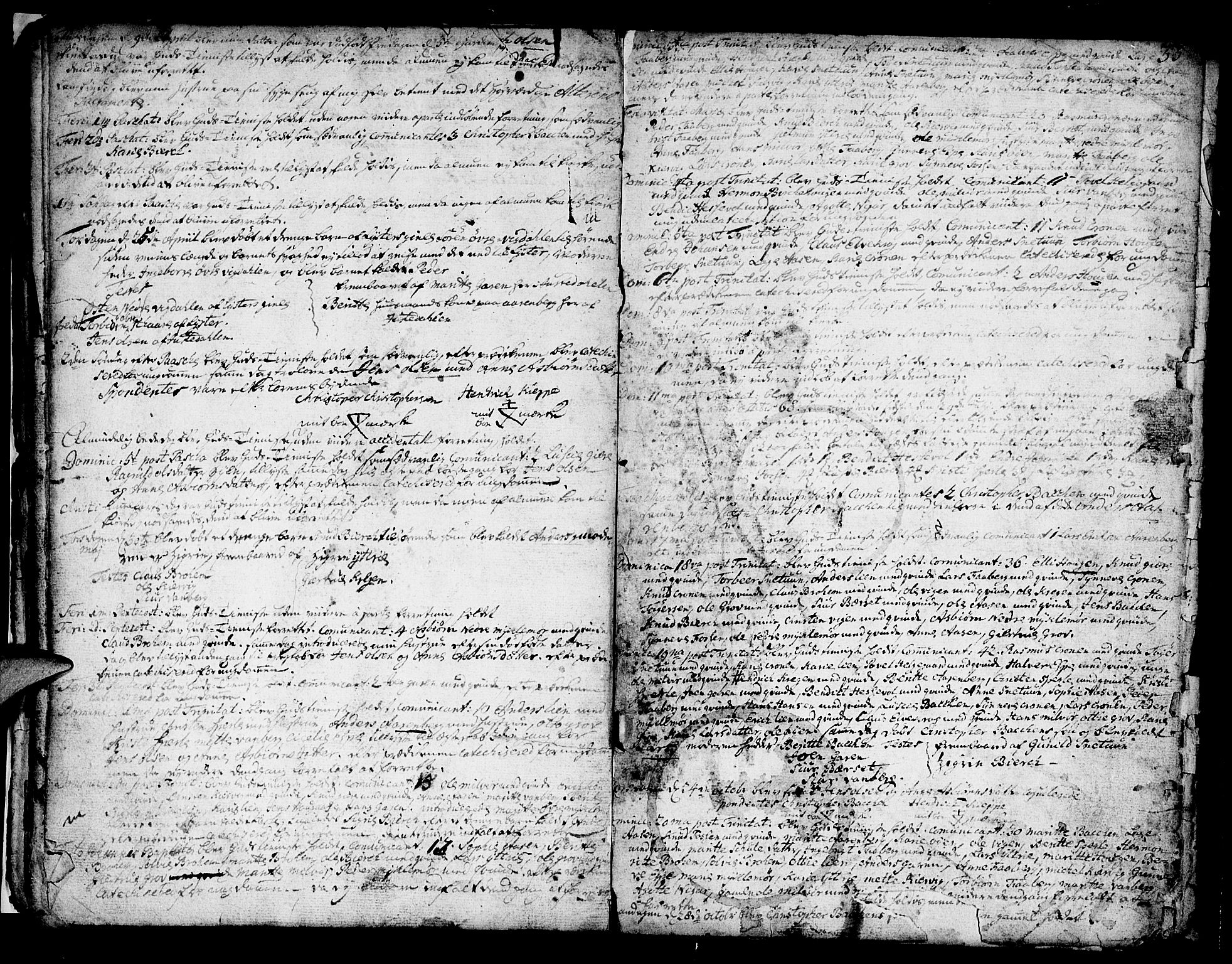 Jostedal sokneprestembete, AV/SAB-A-80601/H/Haa/Haaa/L0001: Parish register (official) no. A 1, 1733-1751, p. 33