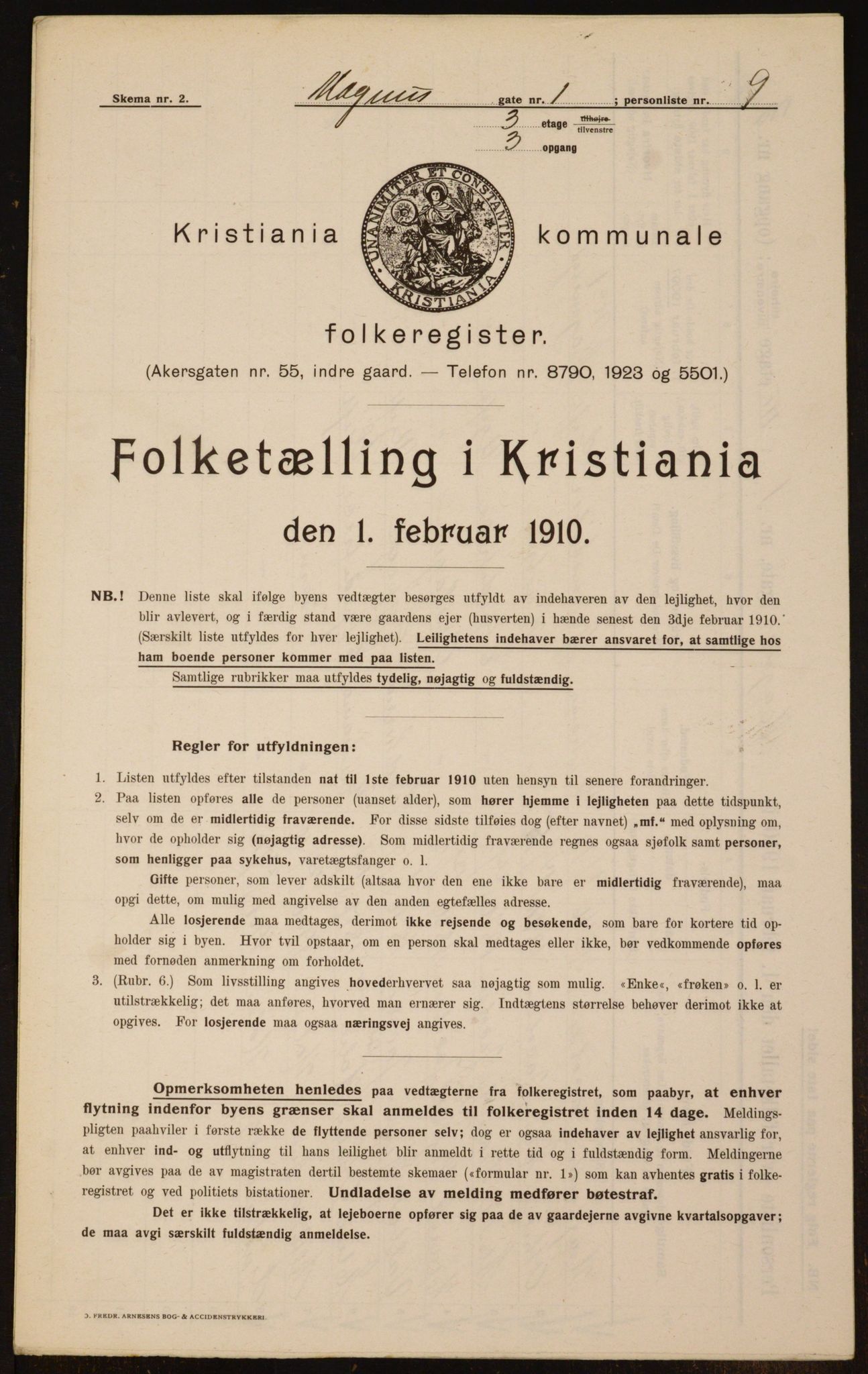 OBA, Municipal Census 1910 for Kristiania, 1910, p. 57221