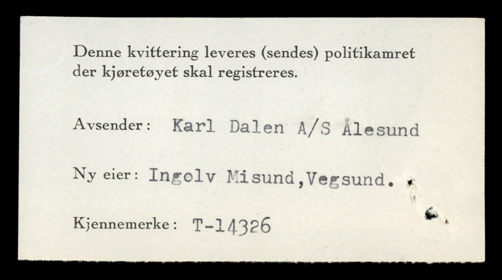 Møre og Romsdal vegkontor - Ålesund trafikkstasjon, AV/SAT-A-4099/F/Fe/L0045: Registreringskort for kjøretøy T 14320 - T 14444, 1927-1998, p. 204