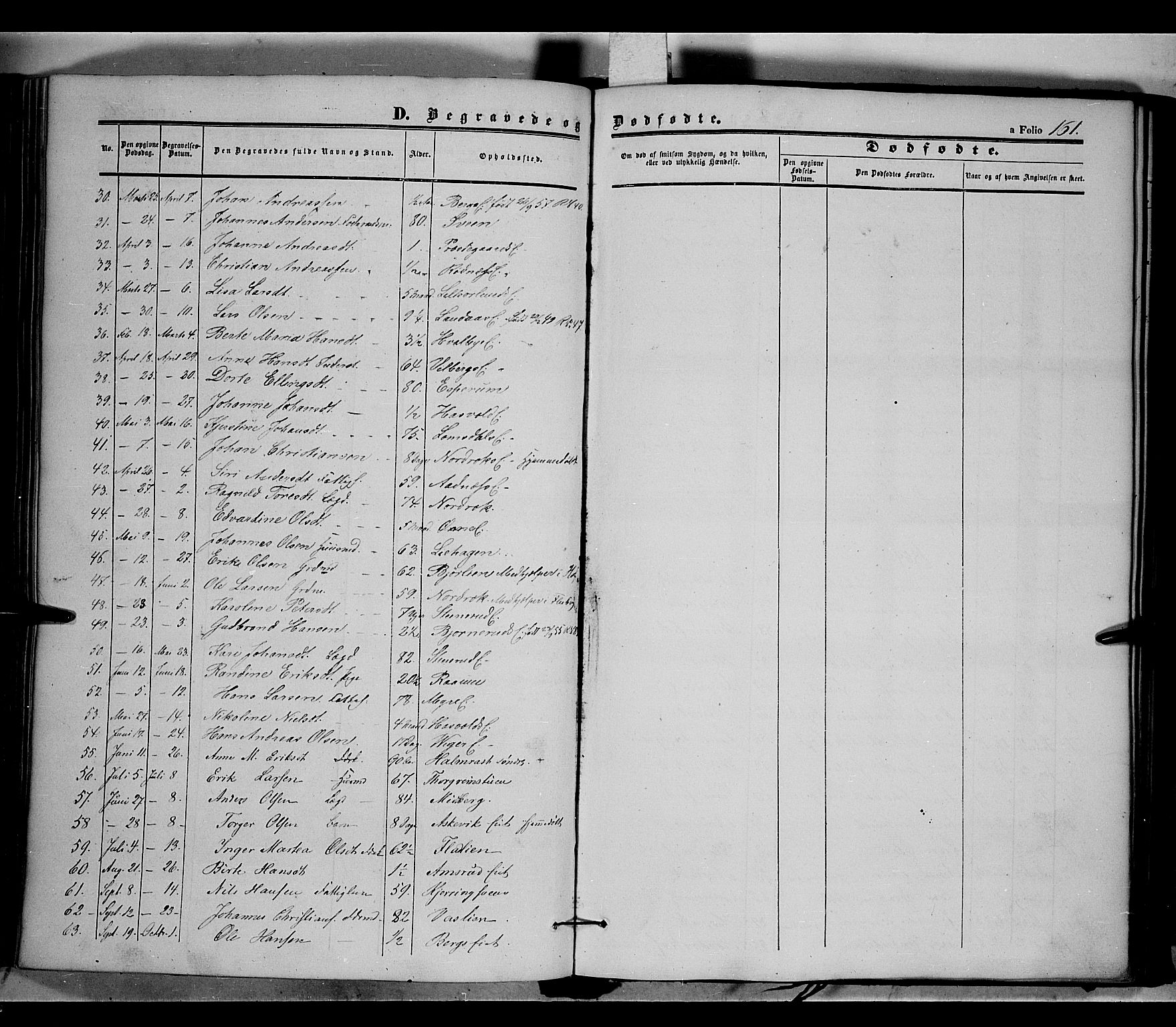 Land prestekontor, SAH/PREST-120/H/Ha/Haa/L0009: Parish register (official) no. 9, 1847-1859, p. 161