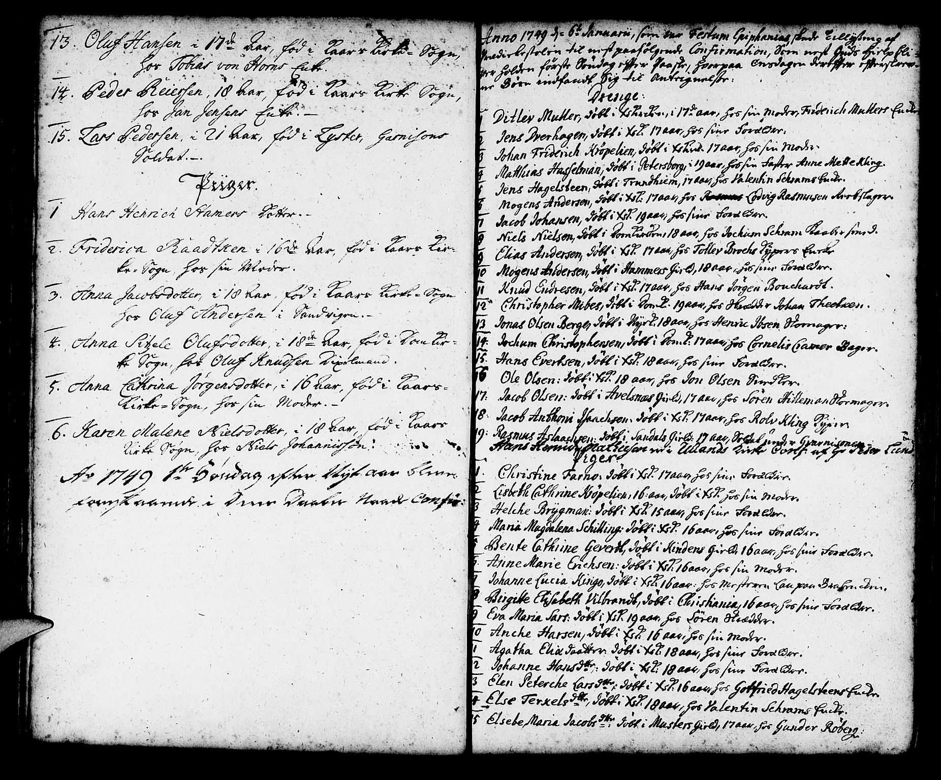 Korskirken sokneprestembete, SAB/A-76101/H/Haa/L0007: Parish register (official) no. A 7, 1736-1839, p. 37