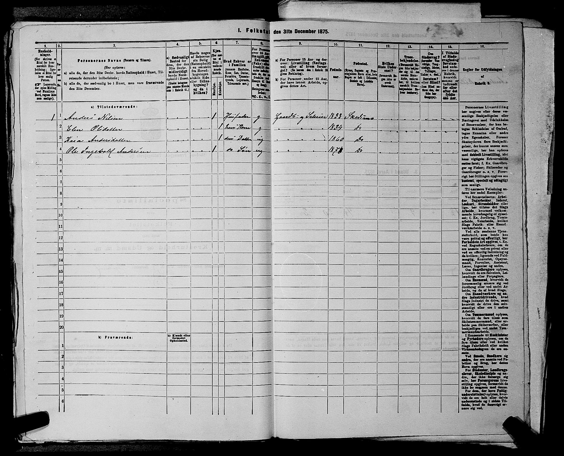 RA, 1875 census for 0231P Skedsmo, 1875, p. 505