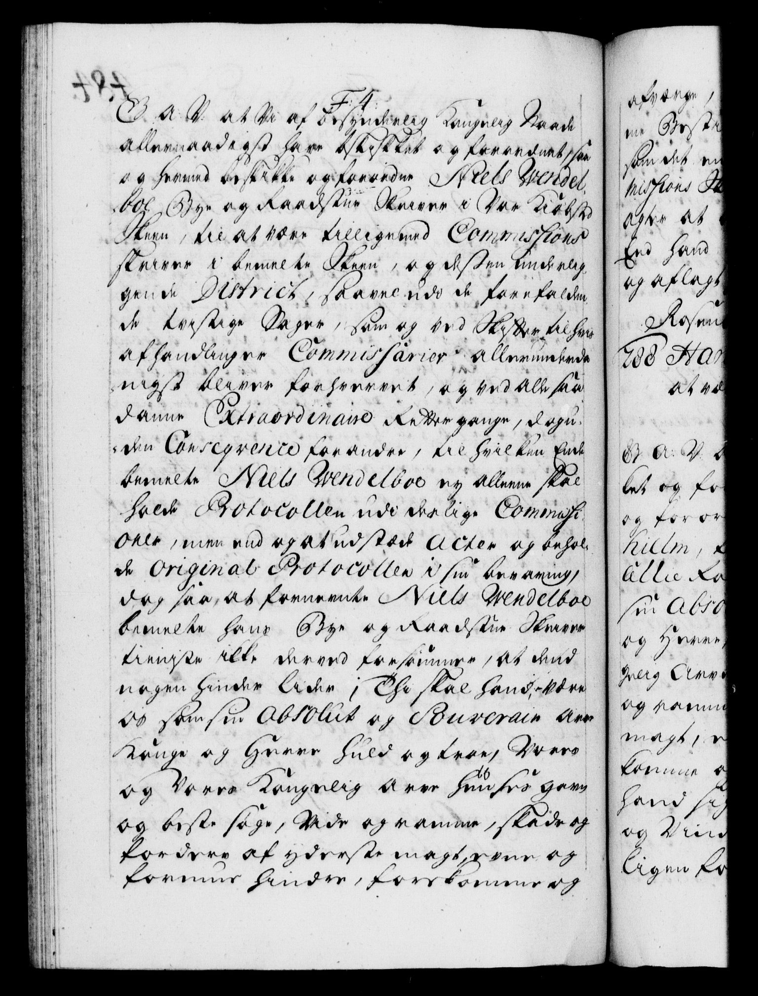 Danske Kanselli 1572-1799, AV/RA-EA-3023/F/Fc/Fca/Fcaa/L0025: Norske registre, 1726-1728, p. 484b