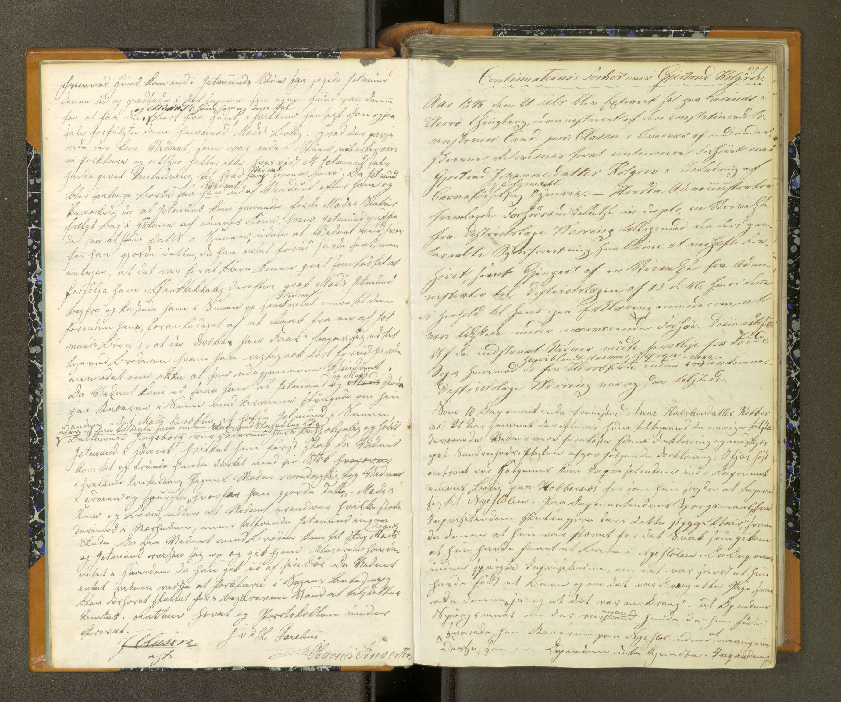 Søre Sunnmøre sorenskriveri, AV/SAT-A-4122/1/1/1A/L0009: Tingbok, 1846-1850, p. 226b-227a