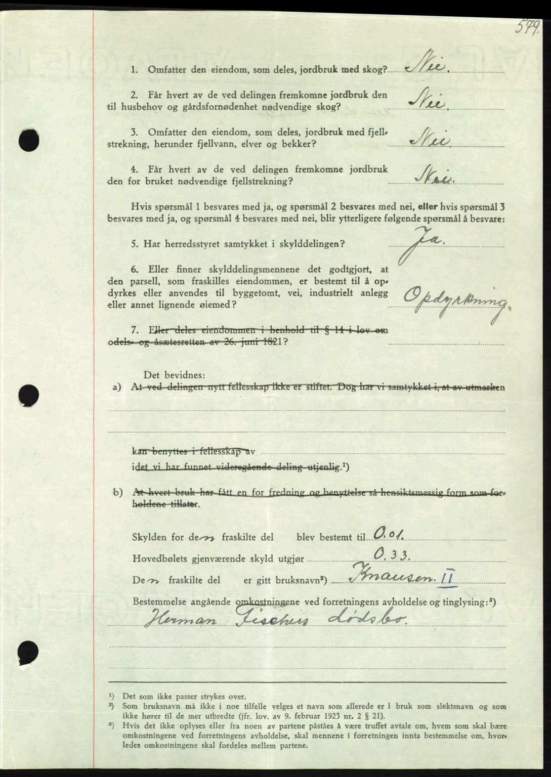 Nordmøre sorenskriveri, AV/SAT-A-4132/1/2/2Ca: Mortgage book no. A102, 1946-1946, Diary no: : 1806/1946