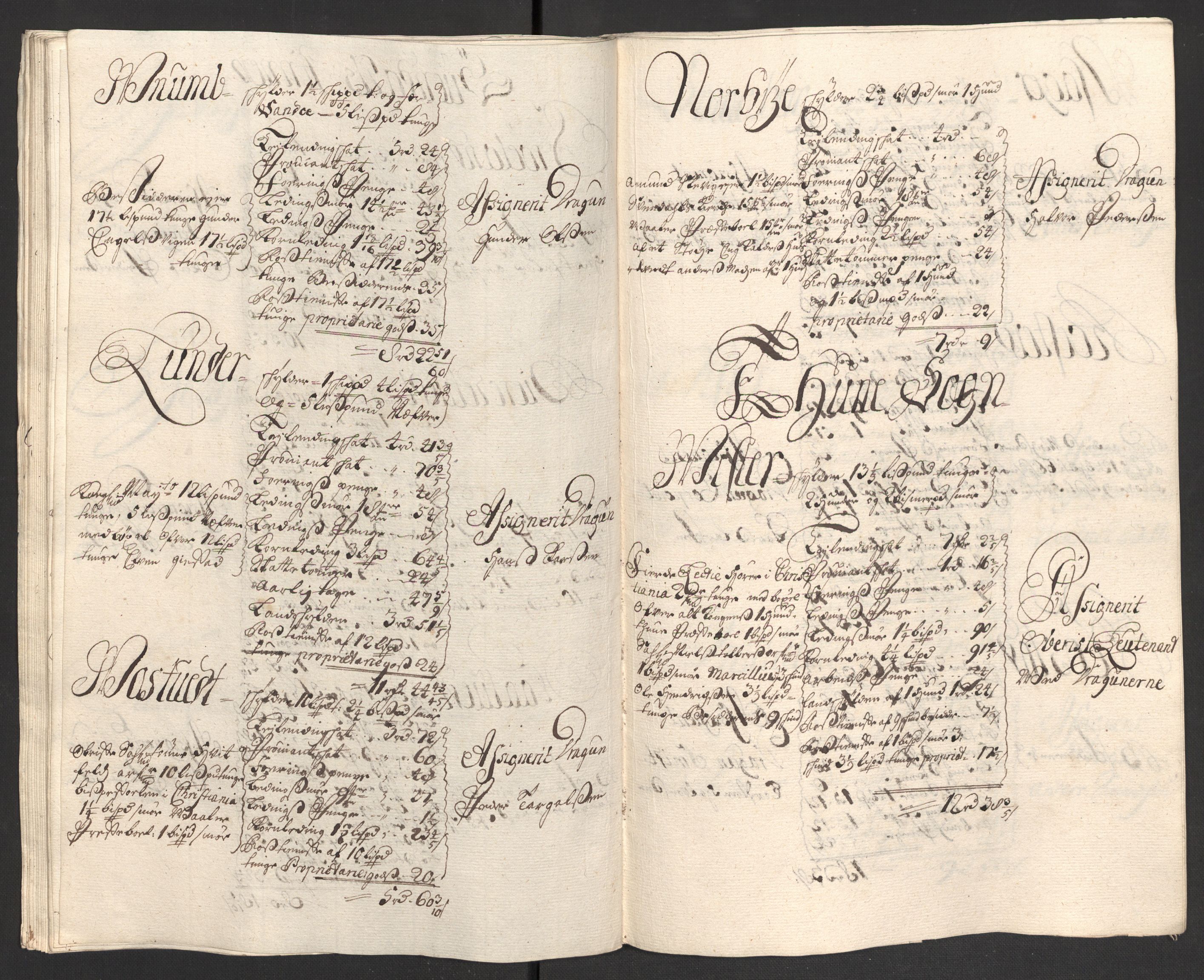 Rentekammeret inntil 1814, Reviderte regnskaper, Fogderegnskap, AV/RA-EA-4092/R04/L0130: Fogderegnskap Moss, Onsøy, Tune, Veme og Åbygge, 1701, p. 165