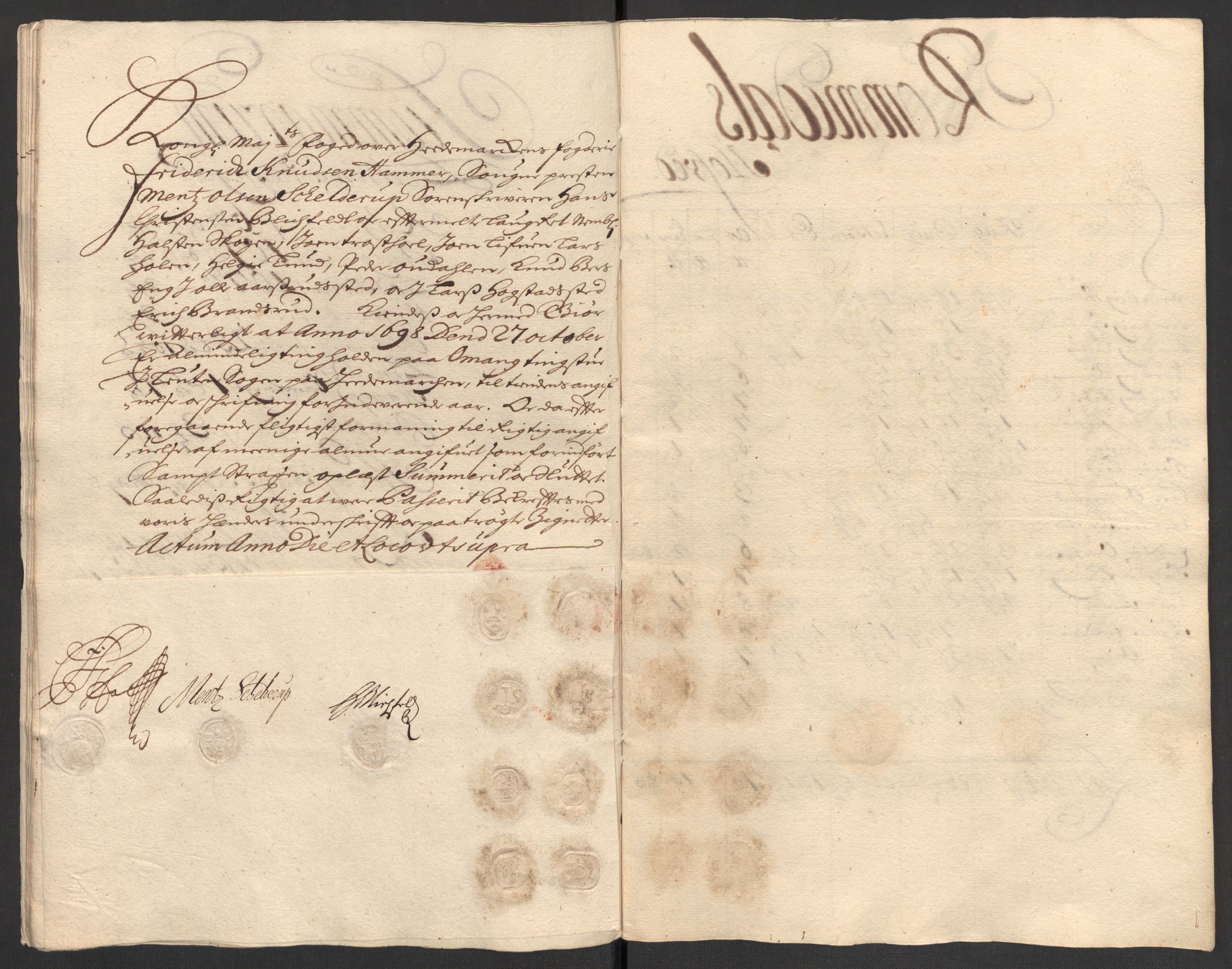 Rentekammeret inntil 1814, Reviderte regnskaper, Fogderegnskap, AV/RA-EA-4092/R16/L1037: Fogderegnskap Hedmark, 1697-1698, p. 360