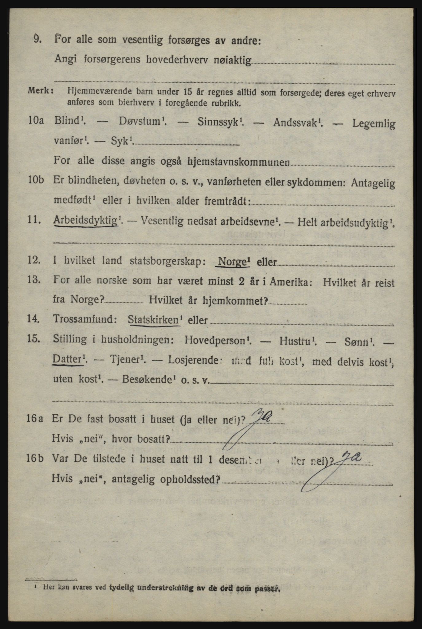 SAO, 1920 census for Rømskog, 1920, p. 225