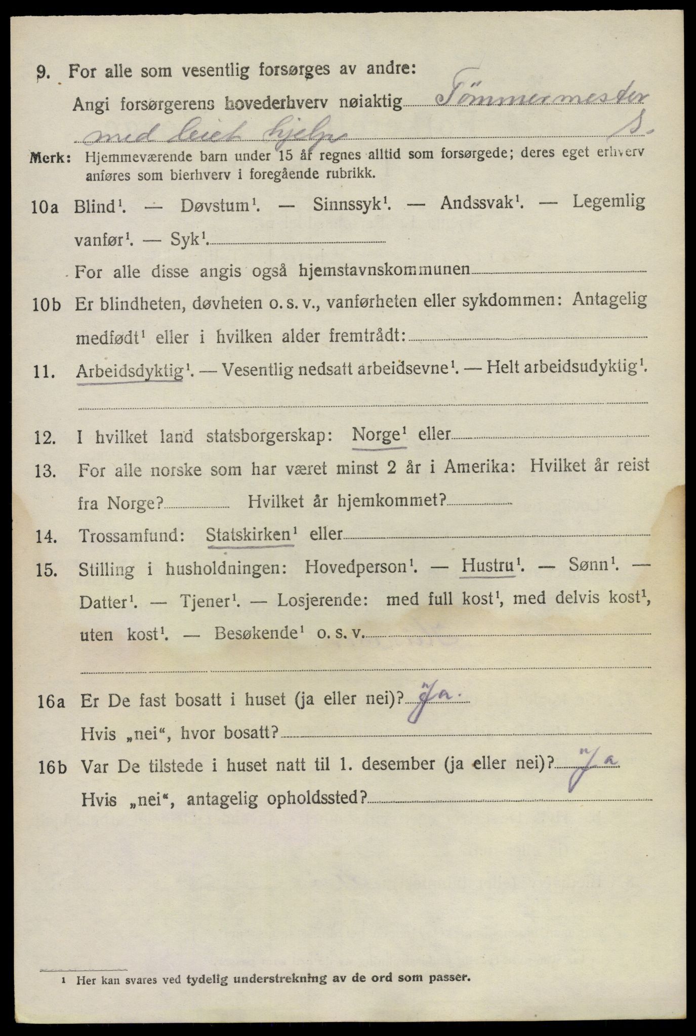 SAO, 1920 census for Bærum, 1920, p. 21883