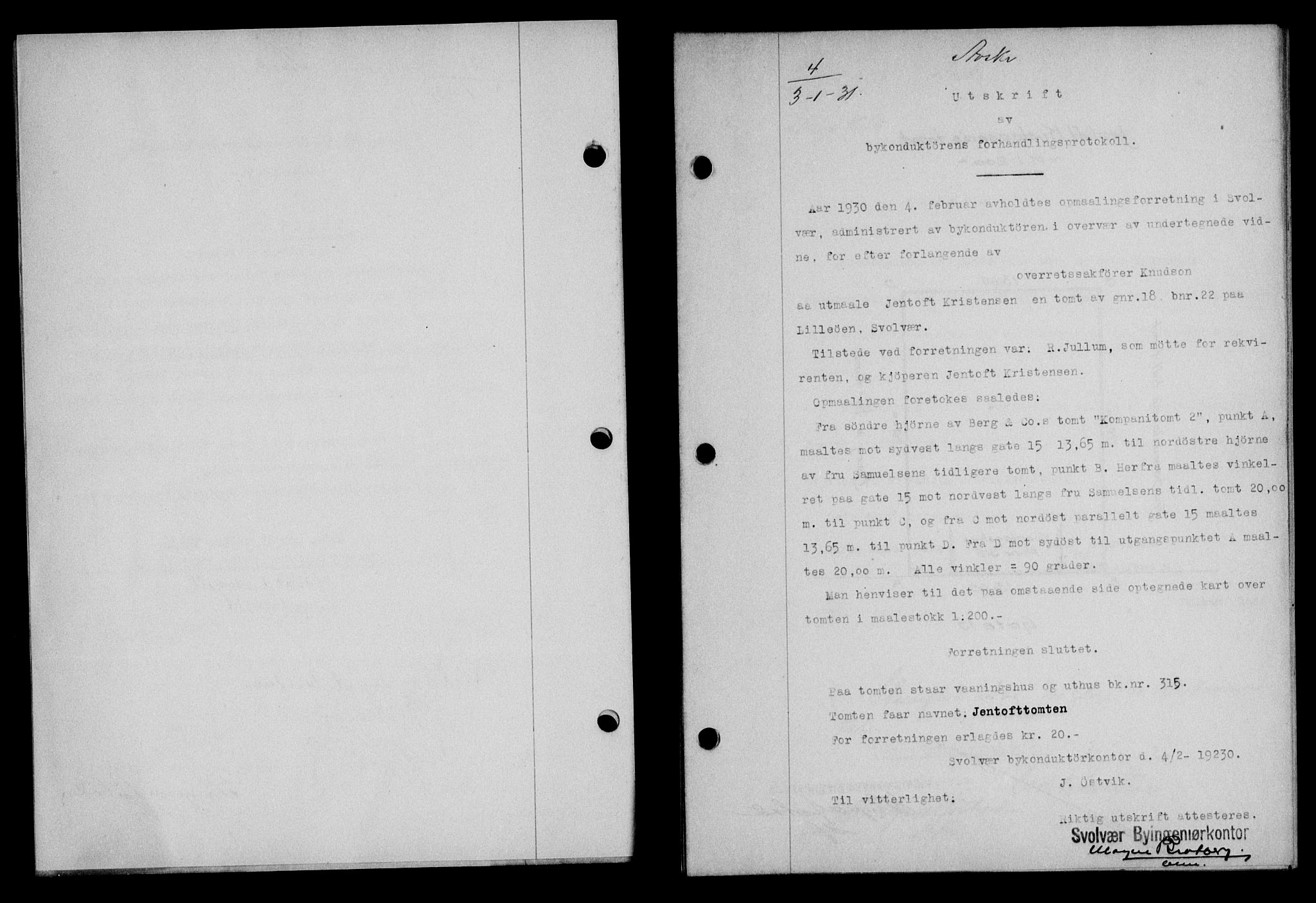 Lofoten sorenskriveri, SAT/A-0017/1/2/2C/L0023b: Mortgage book no. 23b, 1931-1931, Deed date: 03.01.1931