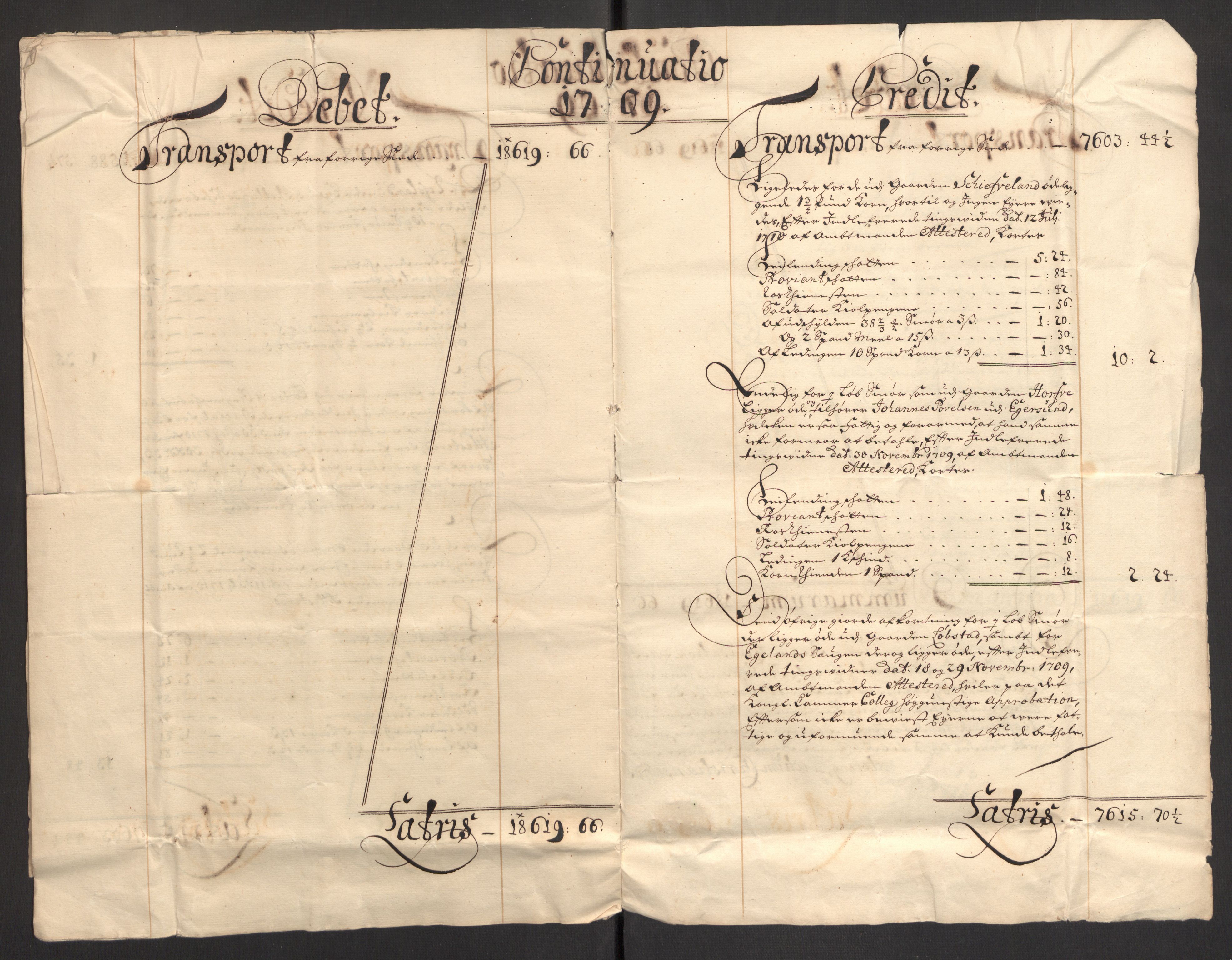 Rentekammeret inntil 1814, Reviderte regnskaper, Fogderegnskap, AV/RA-EA-4092/R46/L2734: Fogderegnskap Jæren og Dalane, 1709-1710, p. 21