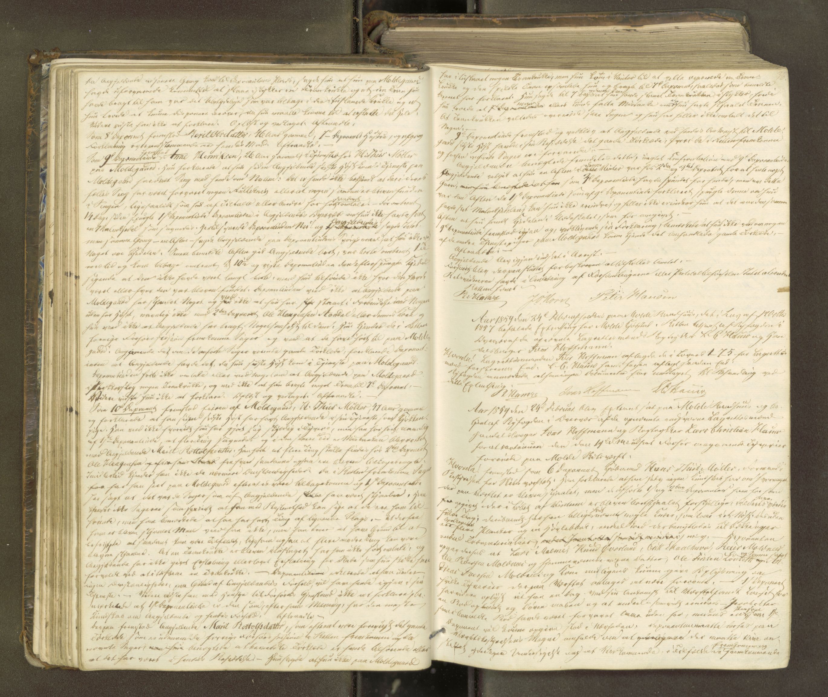 Molde byfogd, AV/SAT-A-0025/1/1A/L0009: Justisprotokoll, 1858-1863, p. 35b-36a