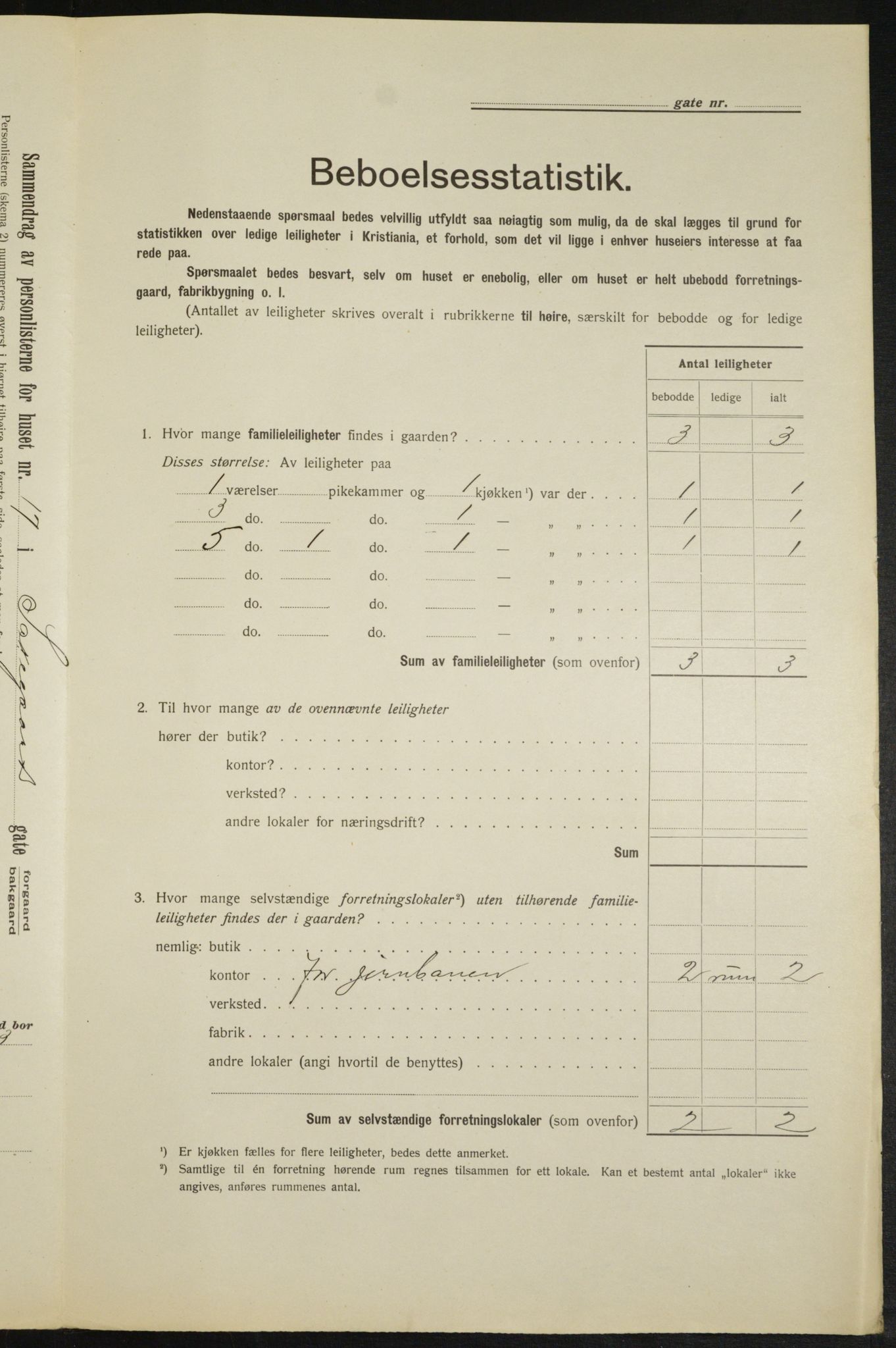 OBA, Municipal Census 1913 for Kristiania, 1913, p. 89359