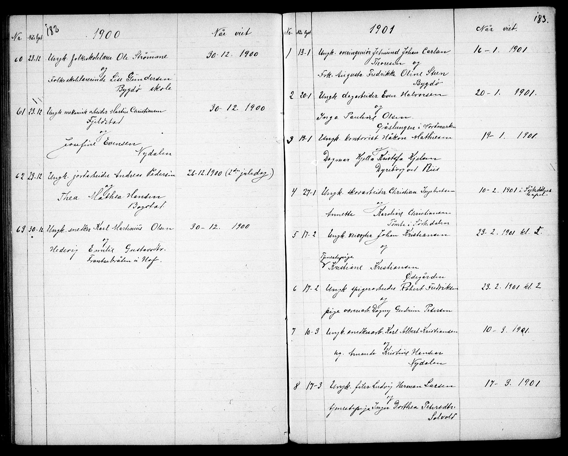 Vestre Aker prestekontor Kirkebøker, SAO/A-10025/G/Ga/L0005: Parish register (copy) no. I 5, 1879-1901, p. 182-183