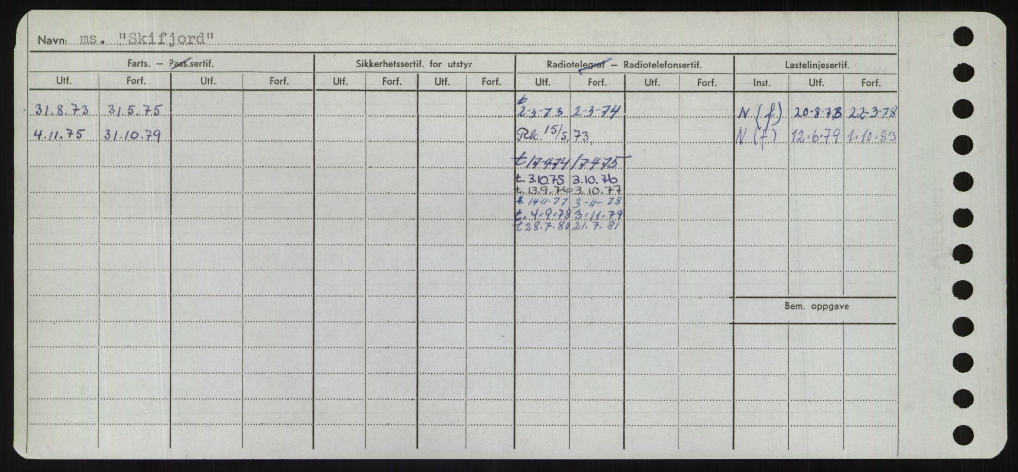 Sjøfartsdirektoratet med forløpere, Skipsmålingen, AV/RA-S-1627/H/Hd/L0034: Fartøy, Sk-Slå, p. 168