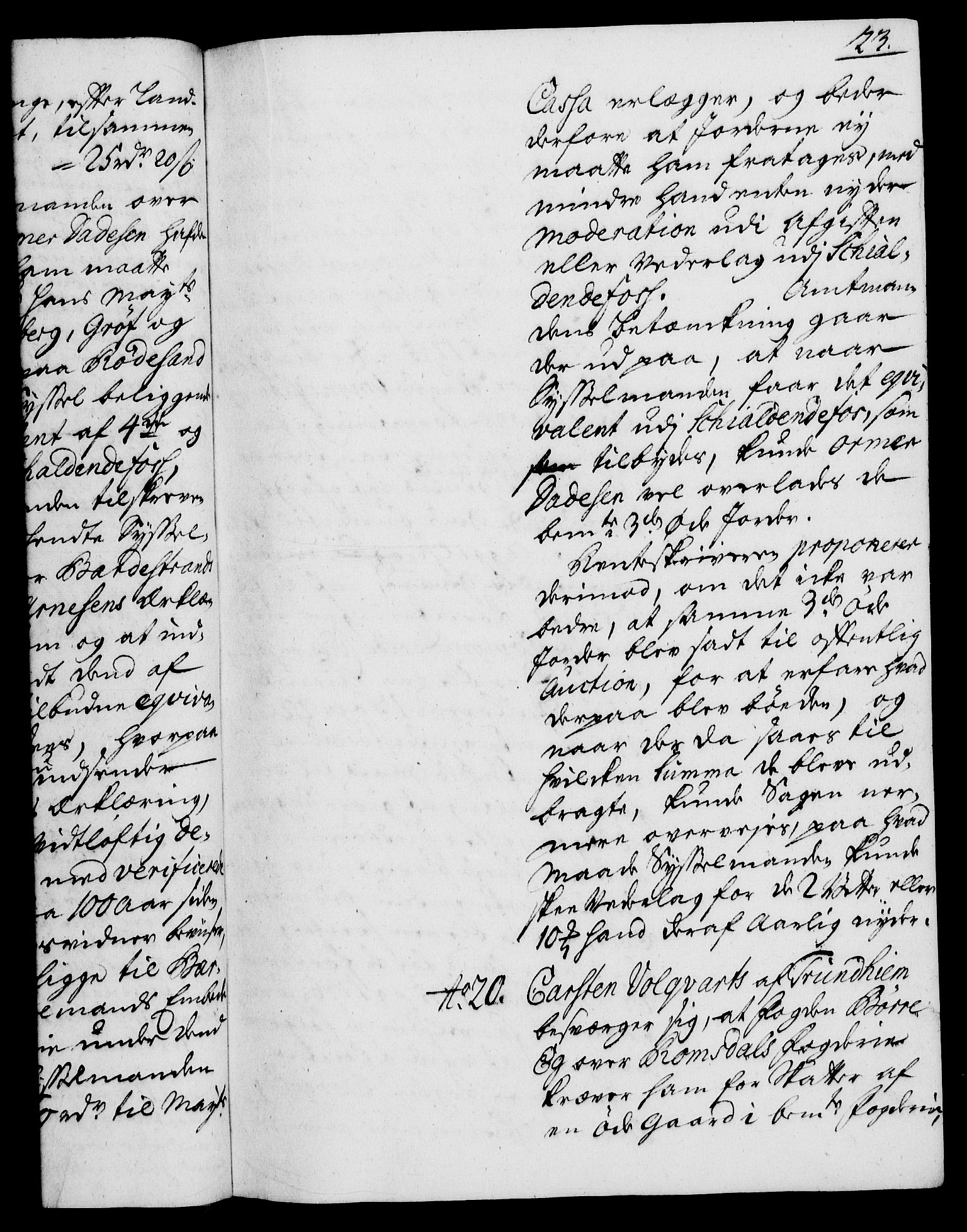 Rentekammeret, Kammerkanselliet, RA/EA-3111/G/Gh/Gha/L0020: Norsk ekstraktmemorialprotokoll (merket RK 53.65), 1738-1739, p. 23