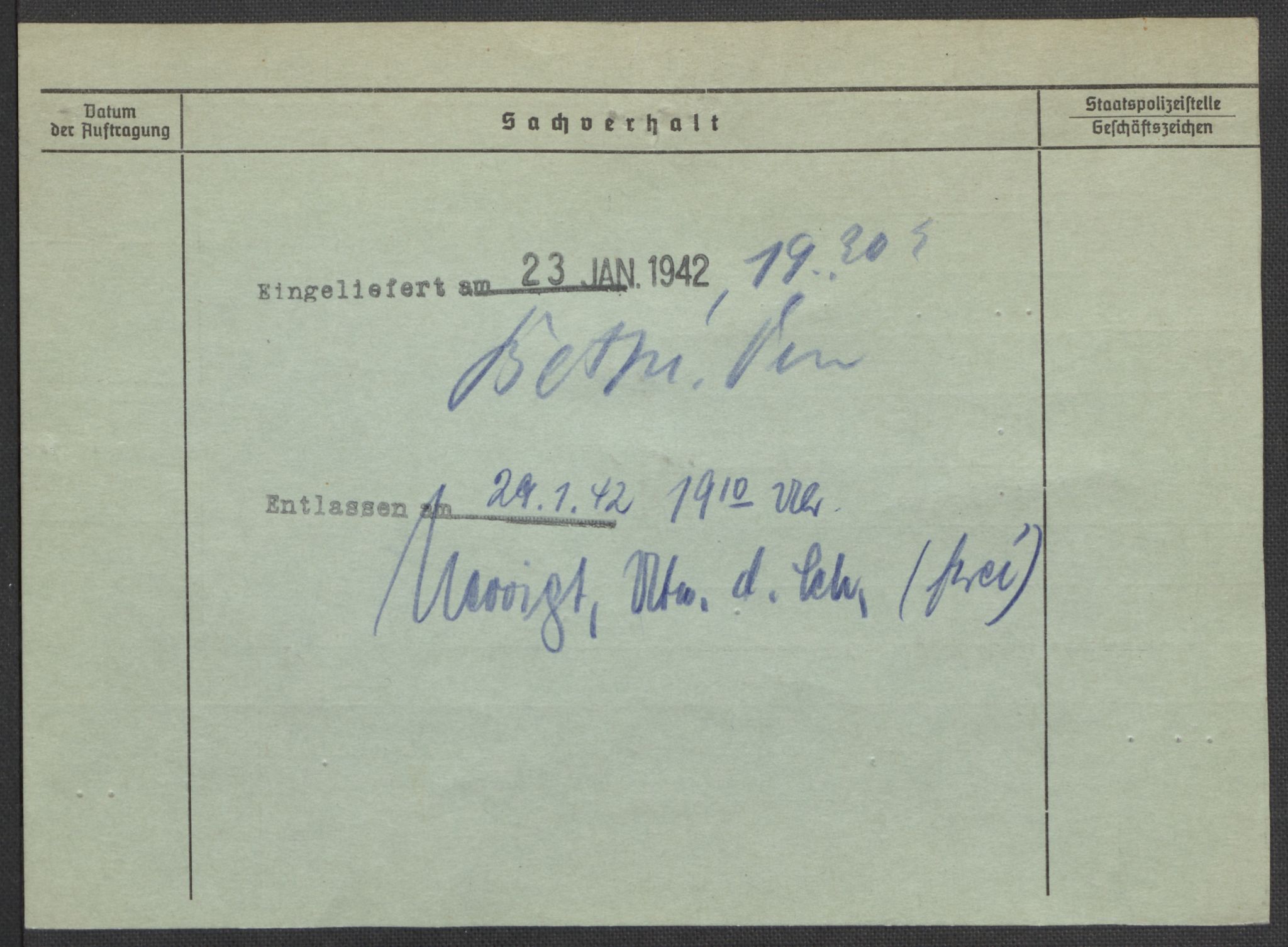 Befehlshaber der Sicherheitspolizei und des SD, AV/RA-RAFA-5969/E/Ea/Eaa/L0004: Register over norske fanger i Møllergata 19: Hal-Hæ, 1940-1945, p. 634