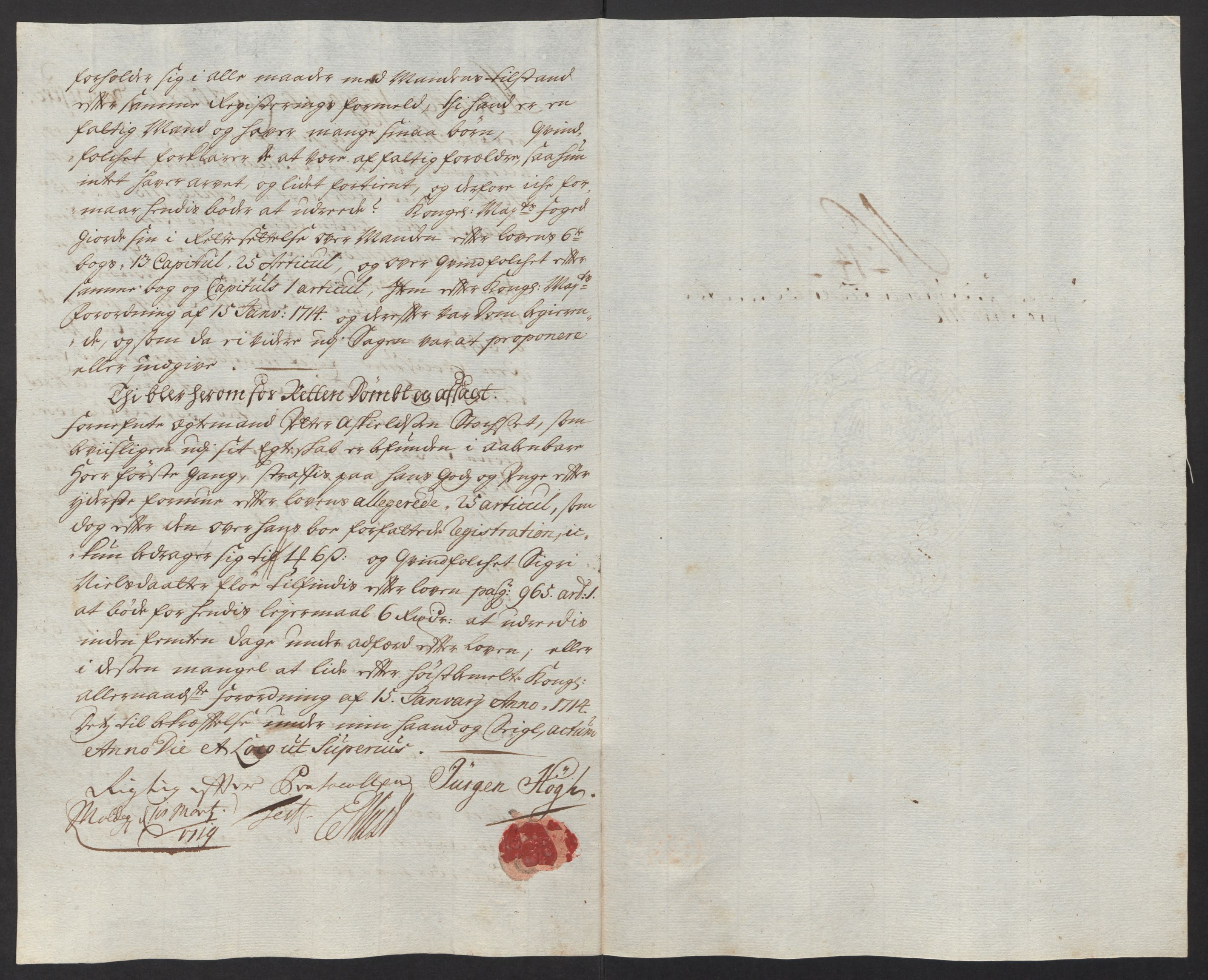 Rentekammeret inntil 1814, Reviderte regnskaper, Fogderegnskap, AV/RA-EA-4092/R54/L3570: Fogderegnskap Sunnmøre, 1718, p. 129