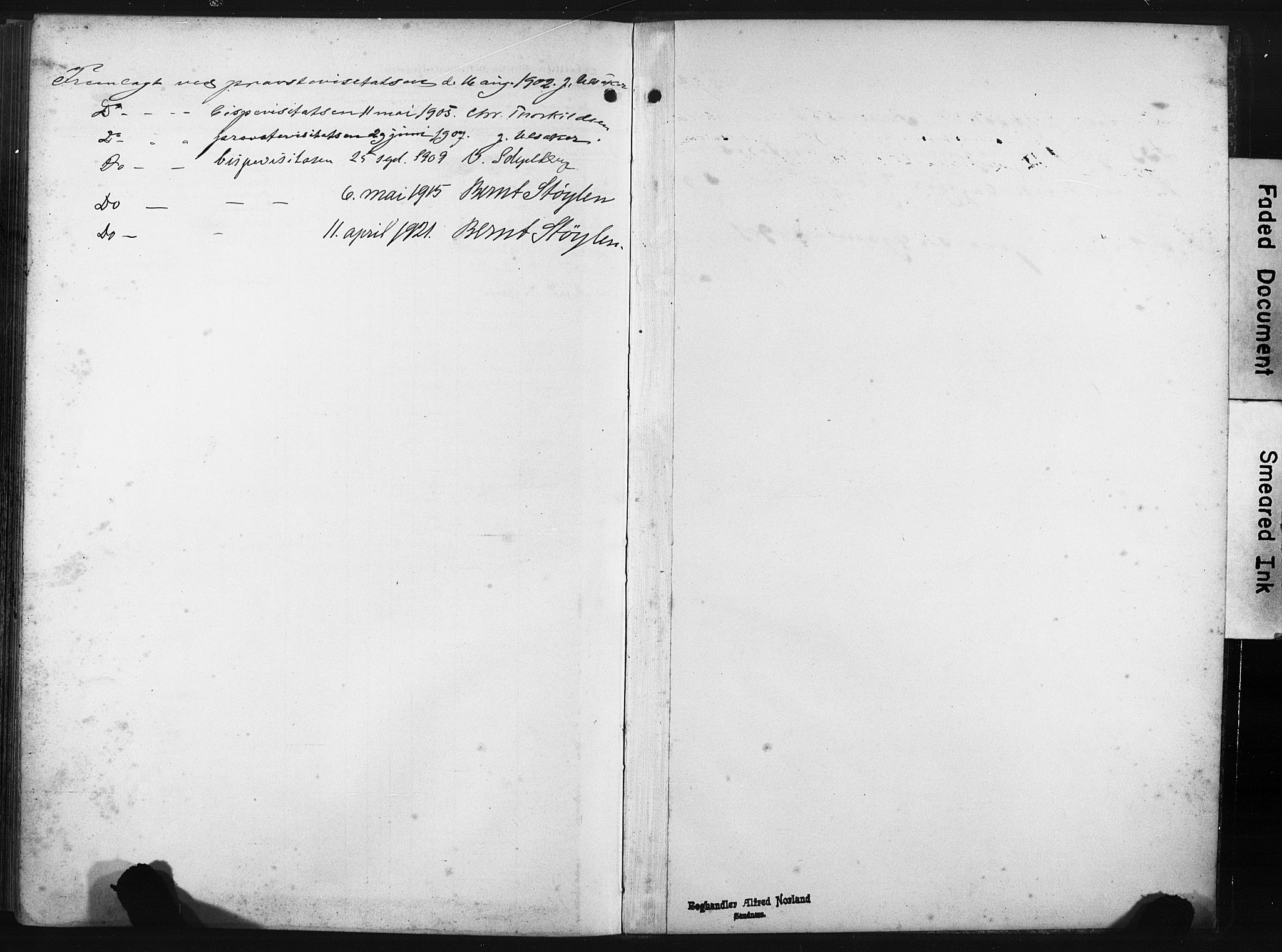 Hjelmeland sokneprestkontor, SAST/A-101843/02/A/L0002: Parish register (official) no. A 17, 1901-1916