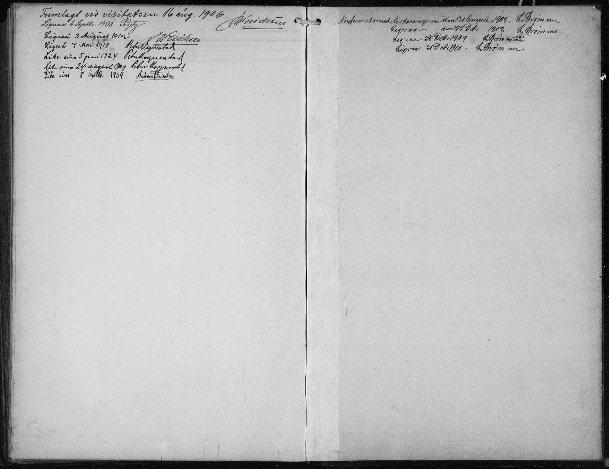 Vågsøy sokneprestembete, SAB/A-81601/H/Hab: Parish register (copy) no. B 1, 1906-1934