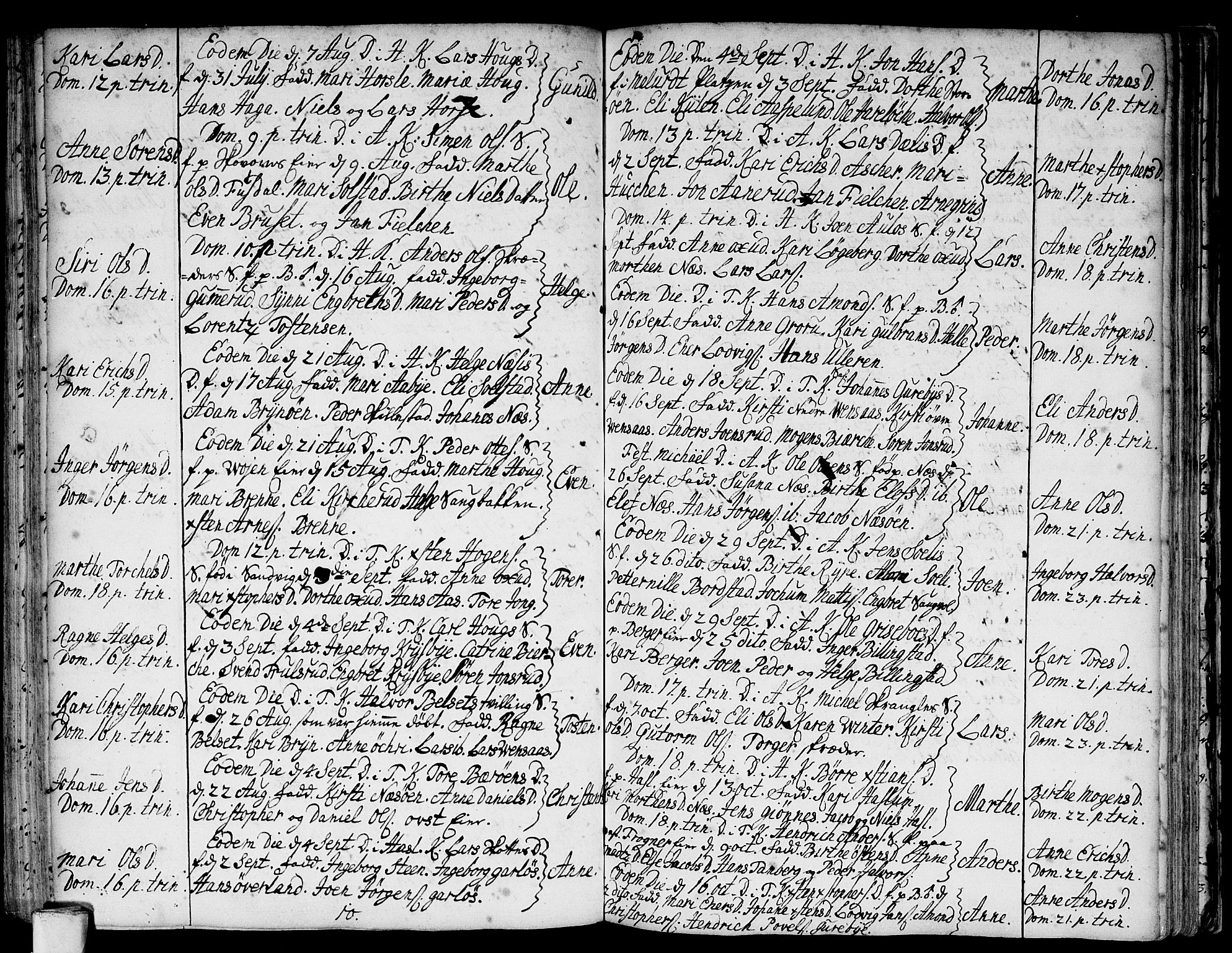 Asker prestekontor Kirkebøker, SAO/A-10256a/F/Fa/L0001: Parish register (official) no. I 1, 1726-1744, p. 68