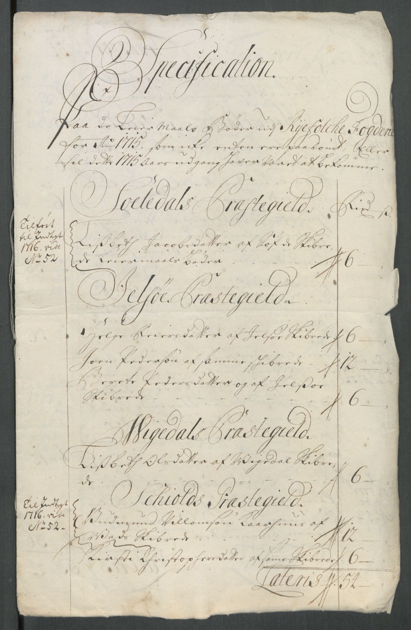 Rentekammeret inntil 1814, Reviderte regnskaper, Fogderegnskap, RA/EA-4092/R47/L2868: Fogderegnskap Ryfylke, 1715, p. 380
