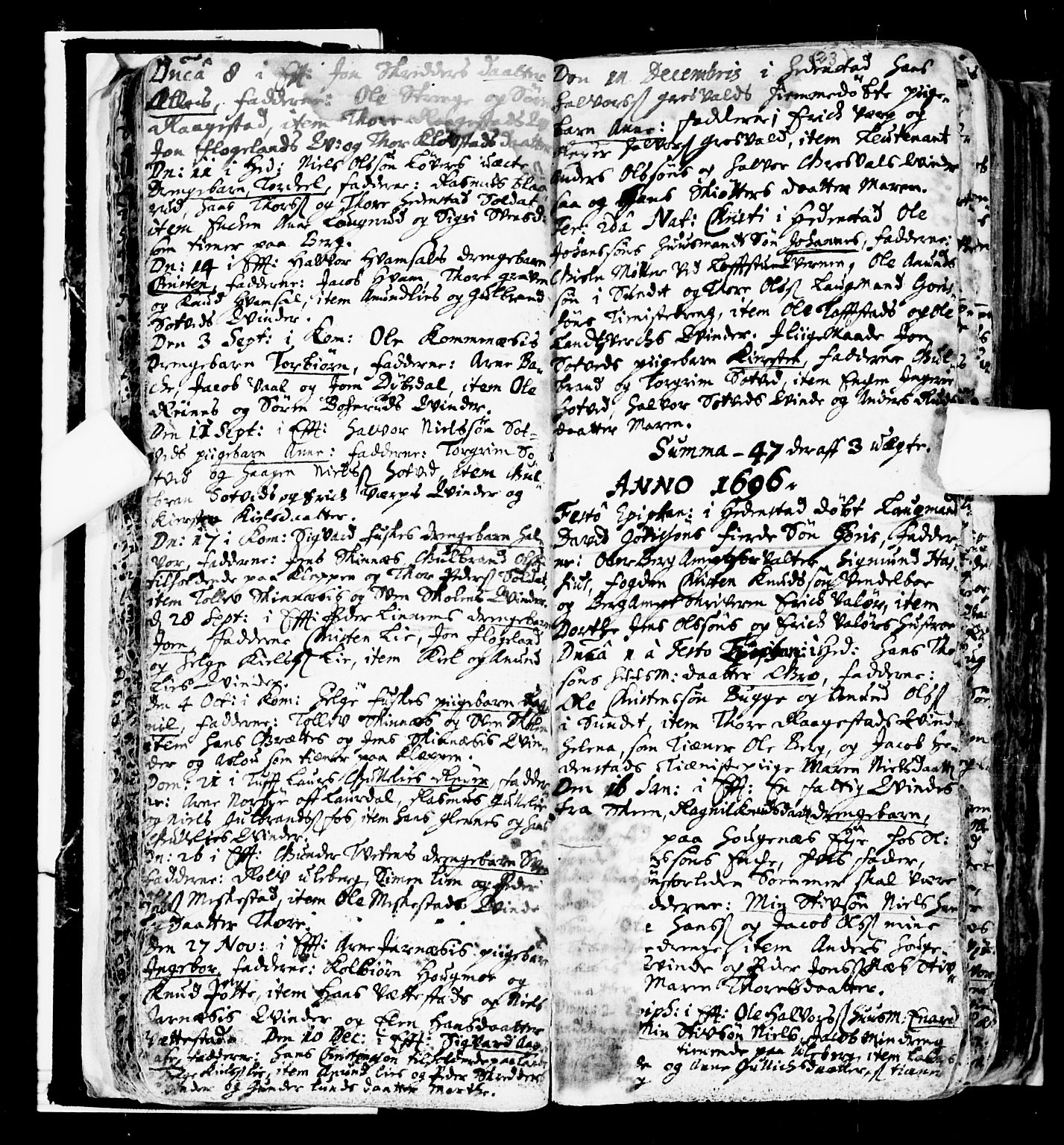 Sandsvær kirkebøker, AV/SAKO-A-244/F/Fa/L0001: Parish register (official) no. I 1, 1665-1725, p. 23